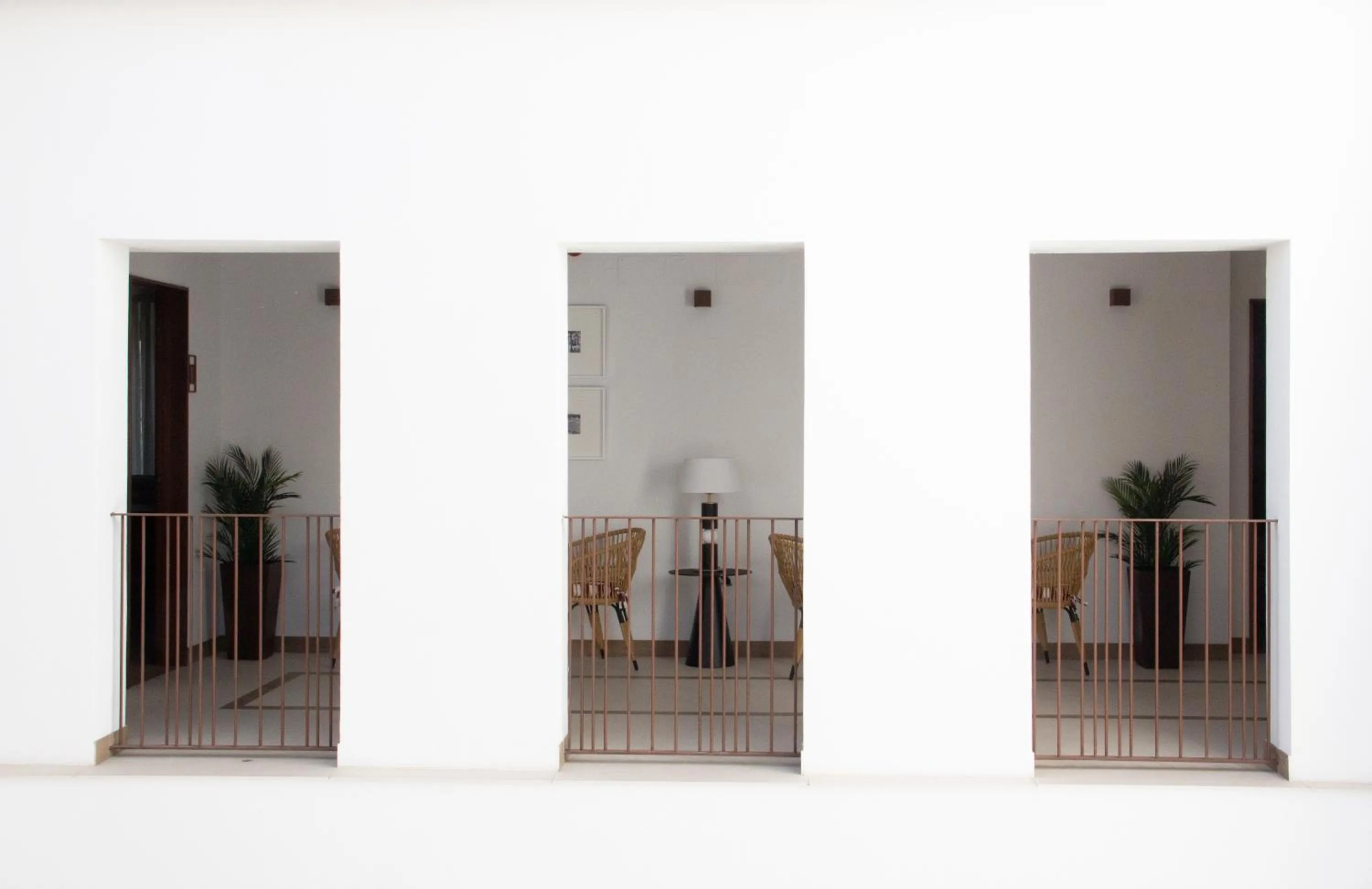 Patio in Puerta de la Ribera Suites