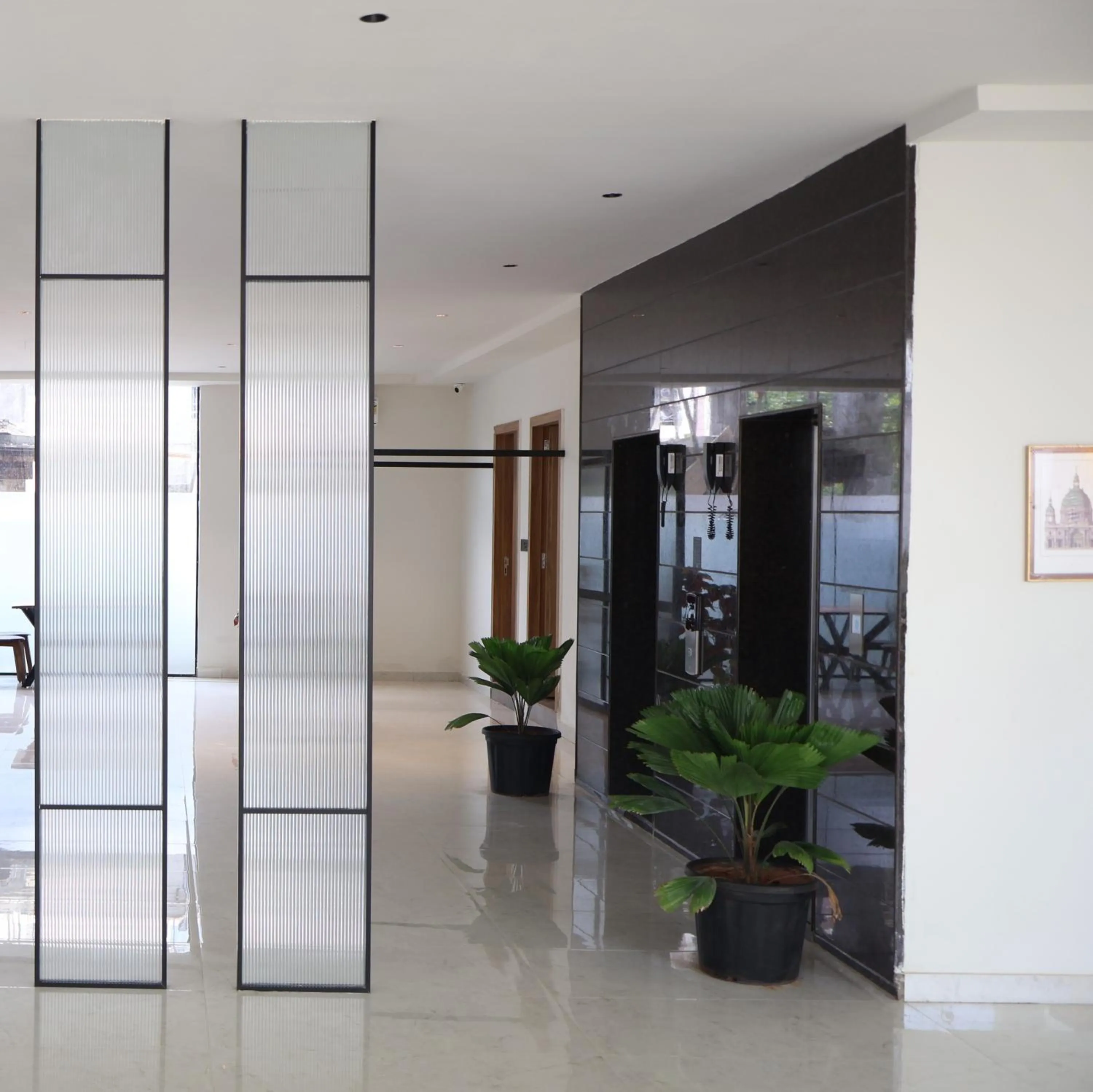 Lobby or reception in Akoya Business Hotel Hyderabad Airpot