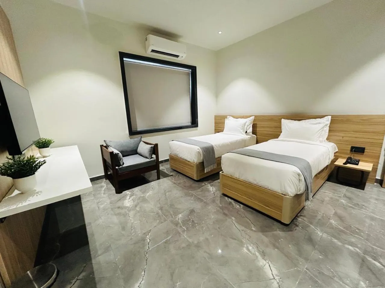 Bed in Akoya Business Hotel Hyderabad Airpot