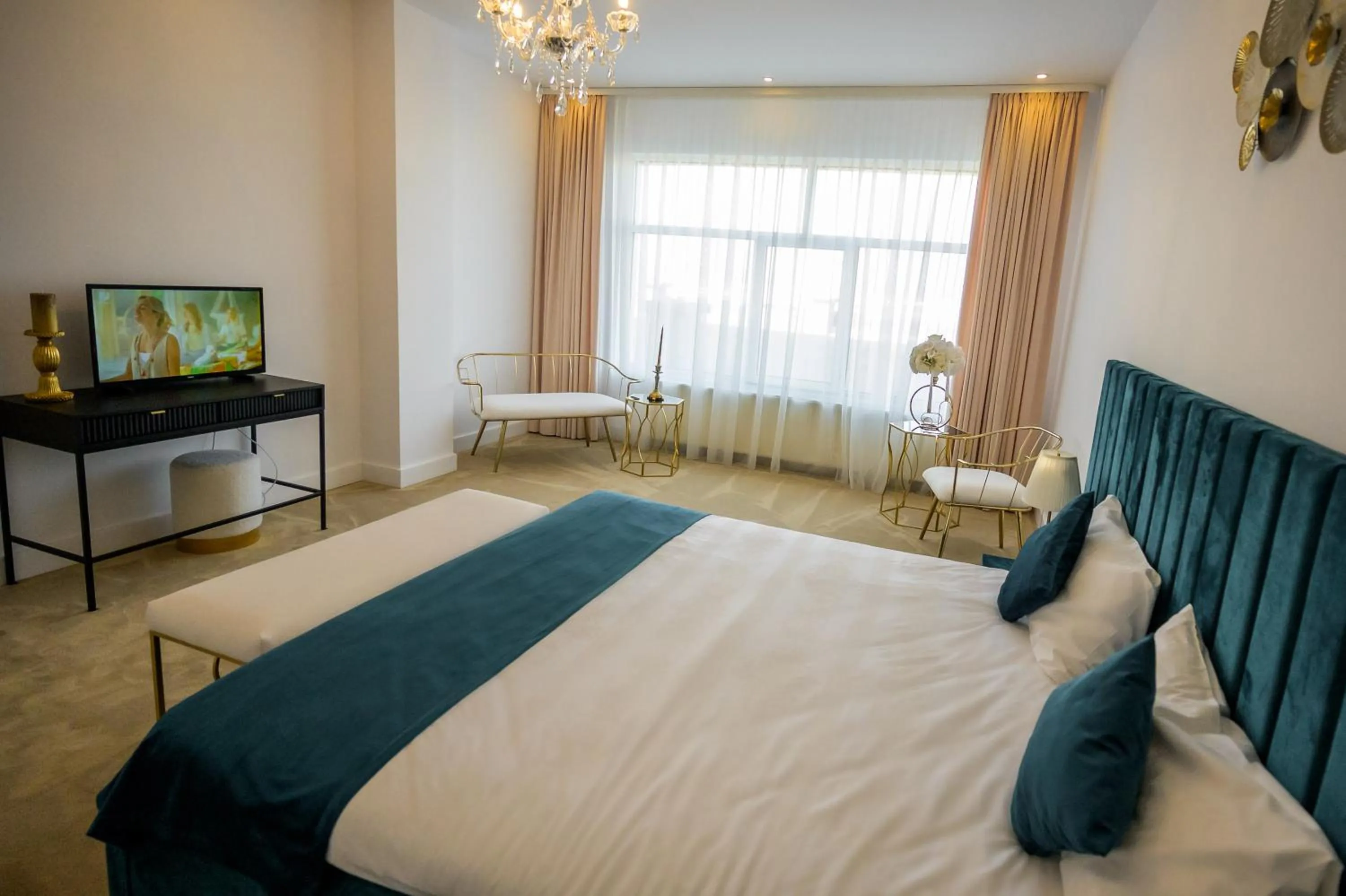 Bed in Hotel Queen Vera