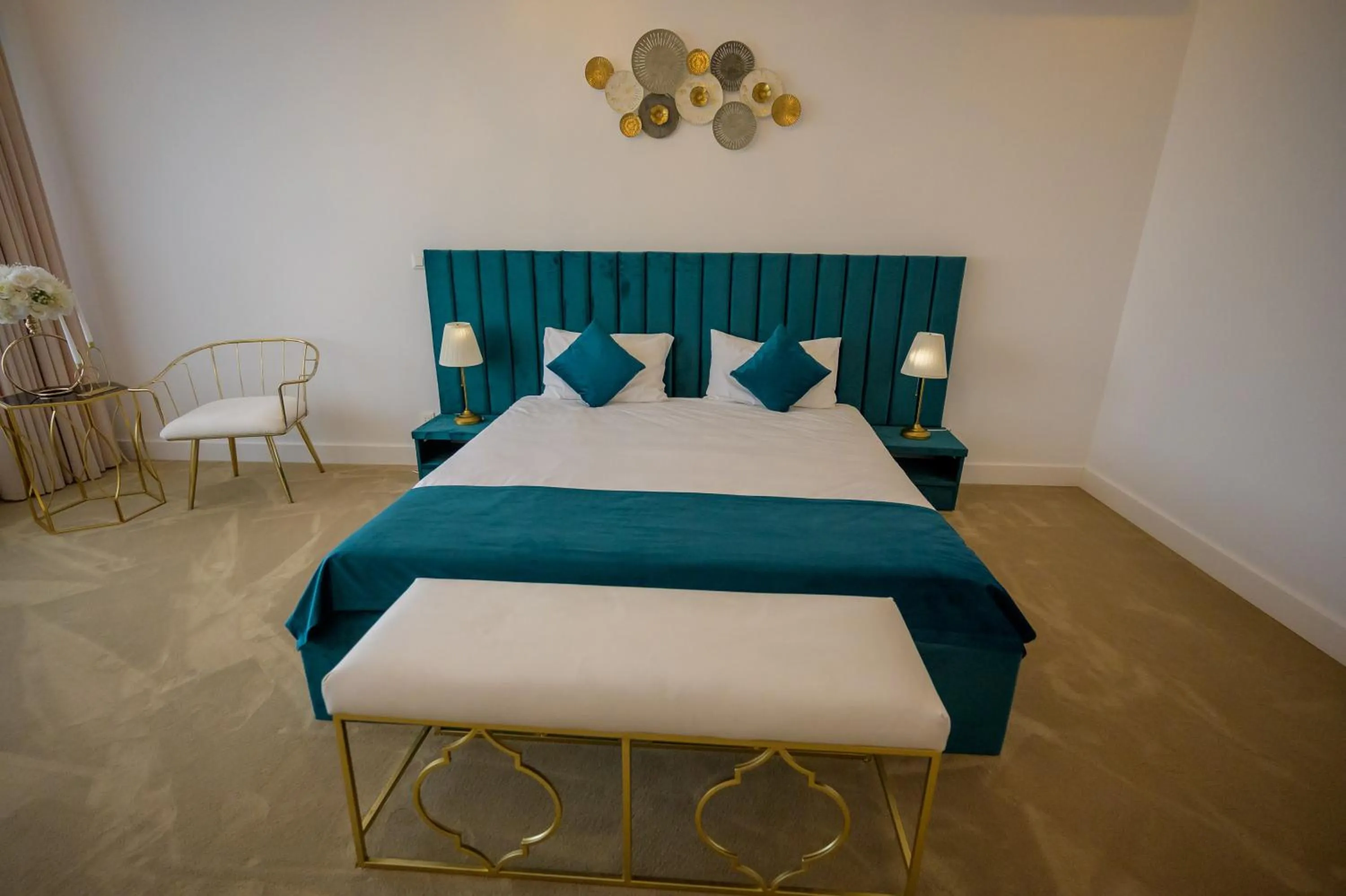 Bed in Hotel Queen Vera