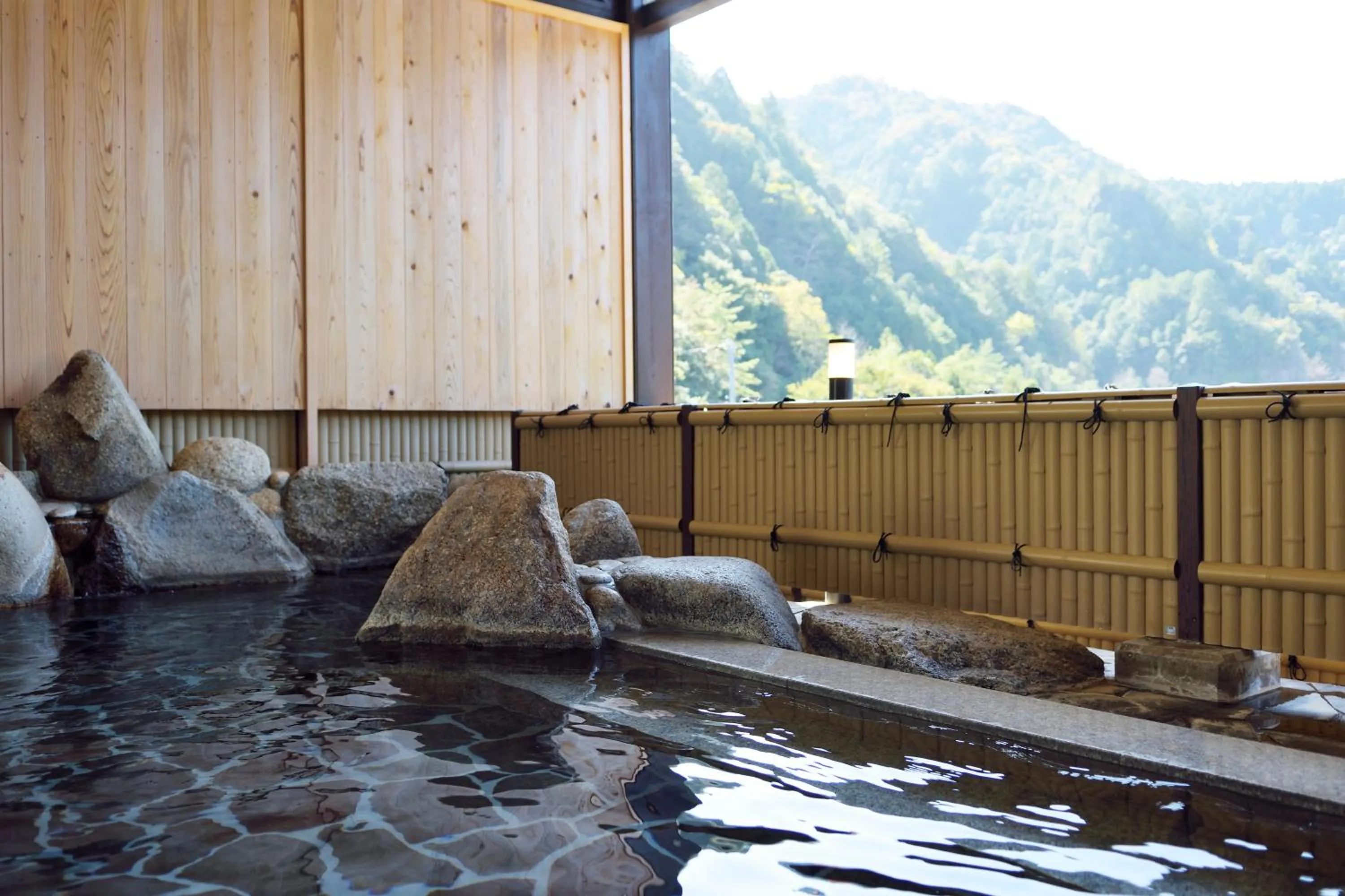 Hot Spring Bath in Iruka Onsen Hotel Seiryuusou