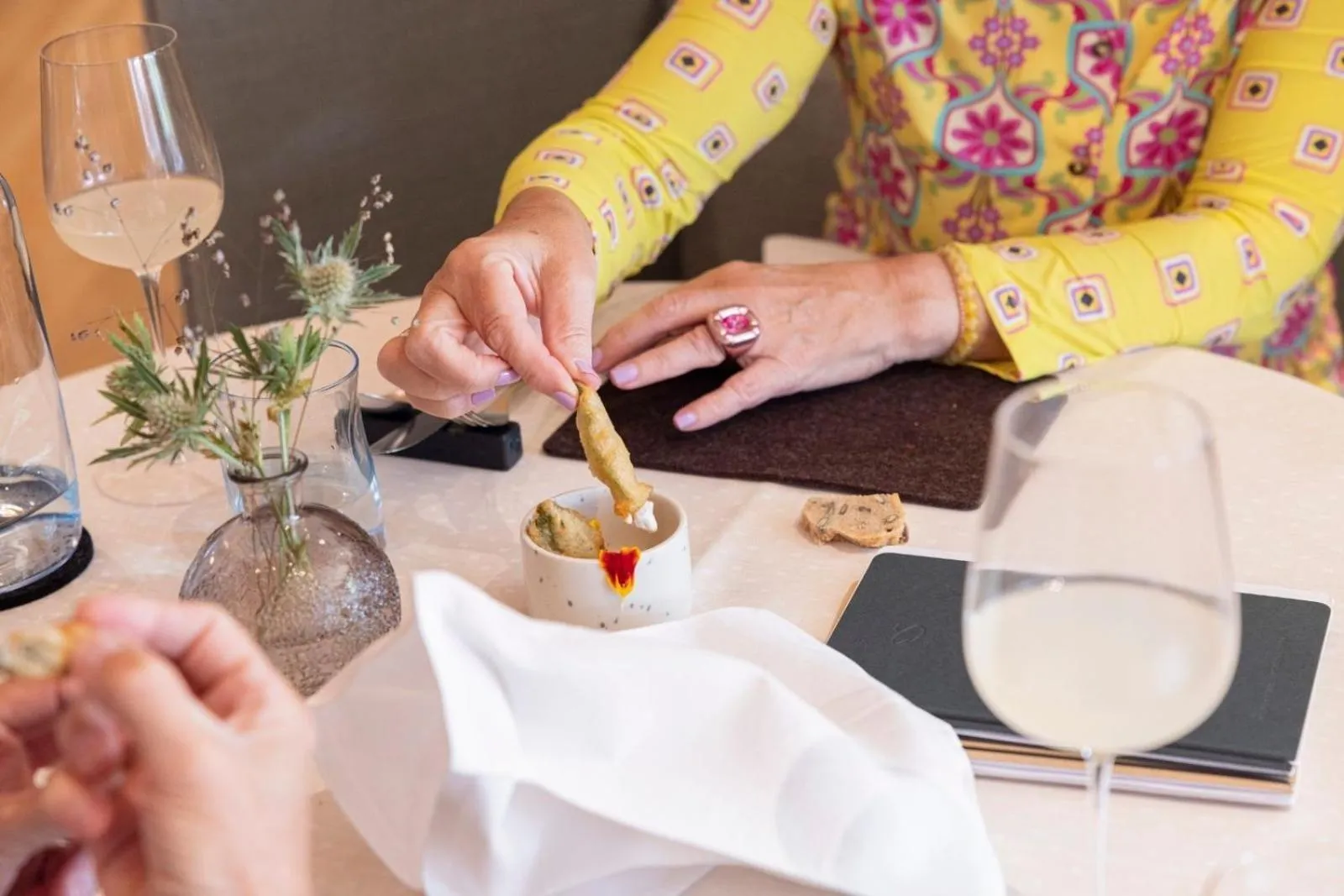 Restaurant/places to eat in Biohotel Schwanen