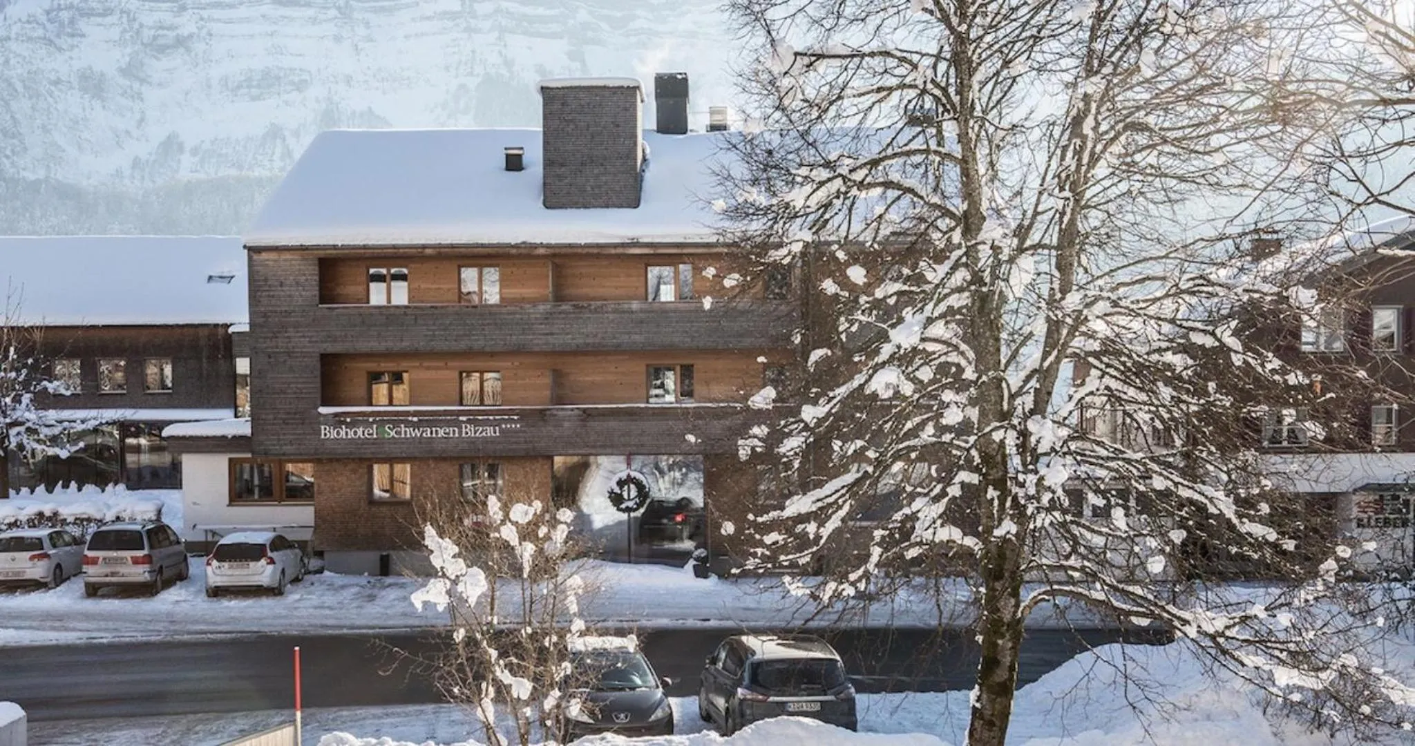 Property building in Biohotel Schwanen