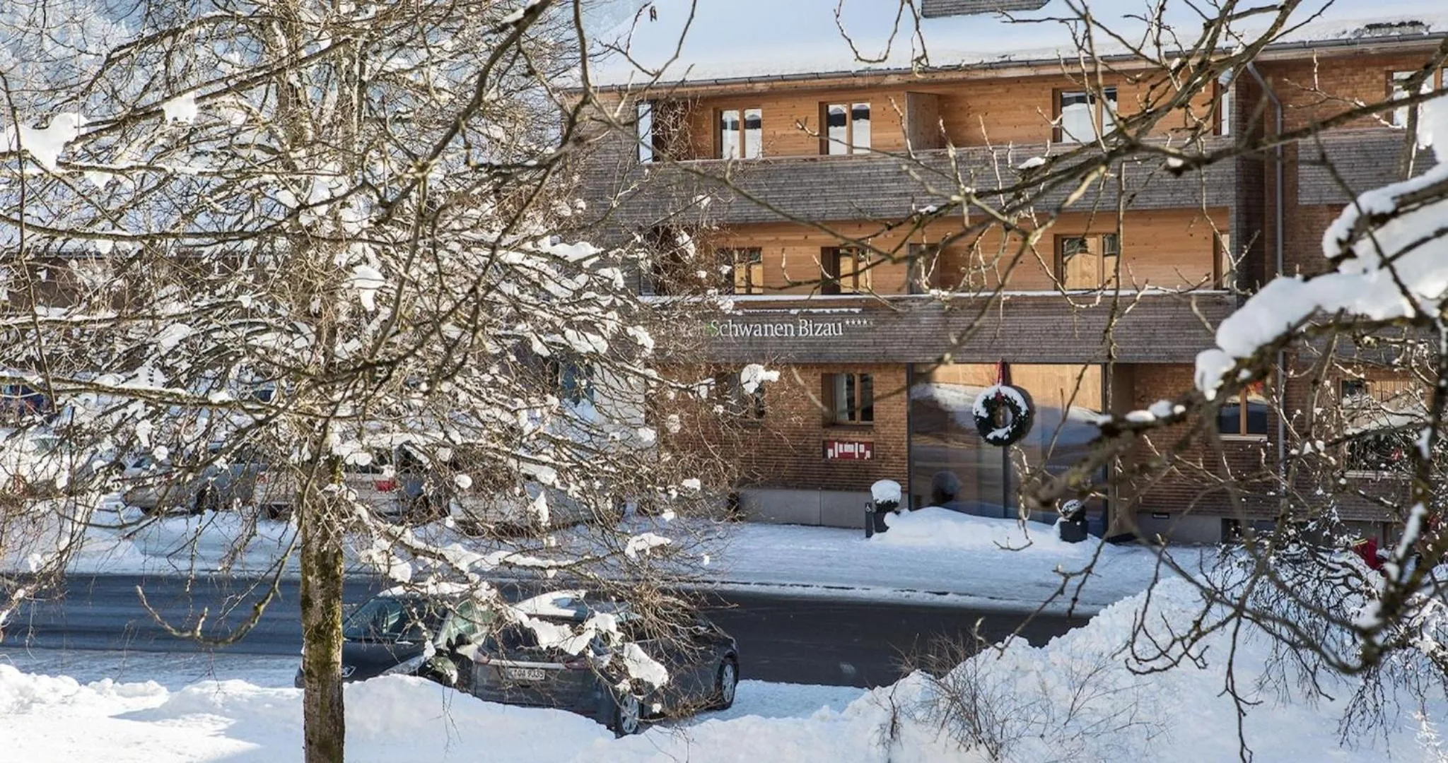 Property building in Biohotel Schwanen