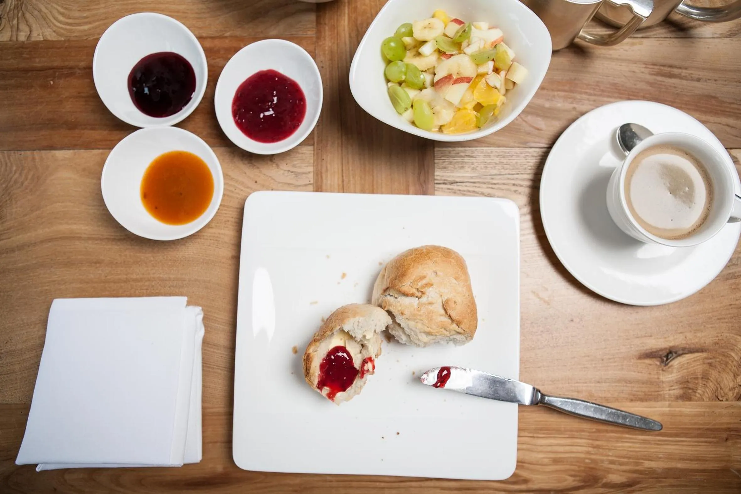 Breakfast in Biohotel Schwanen