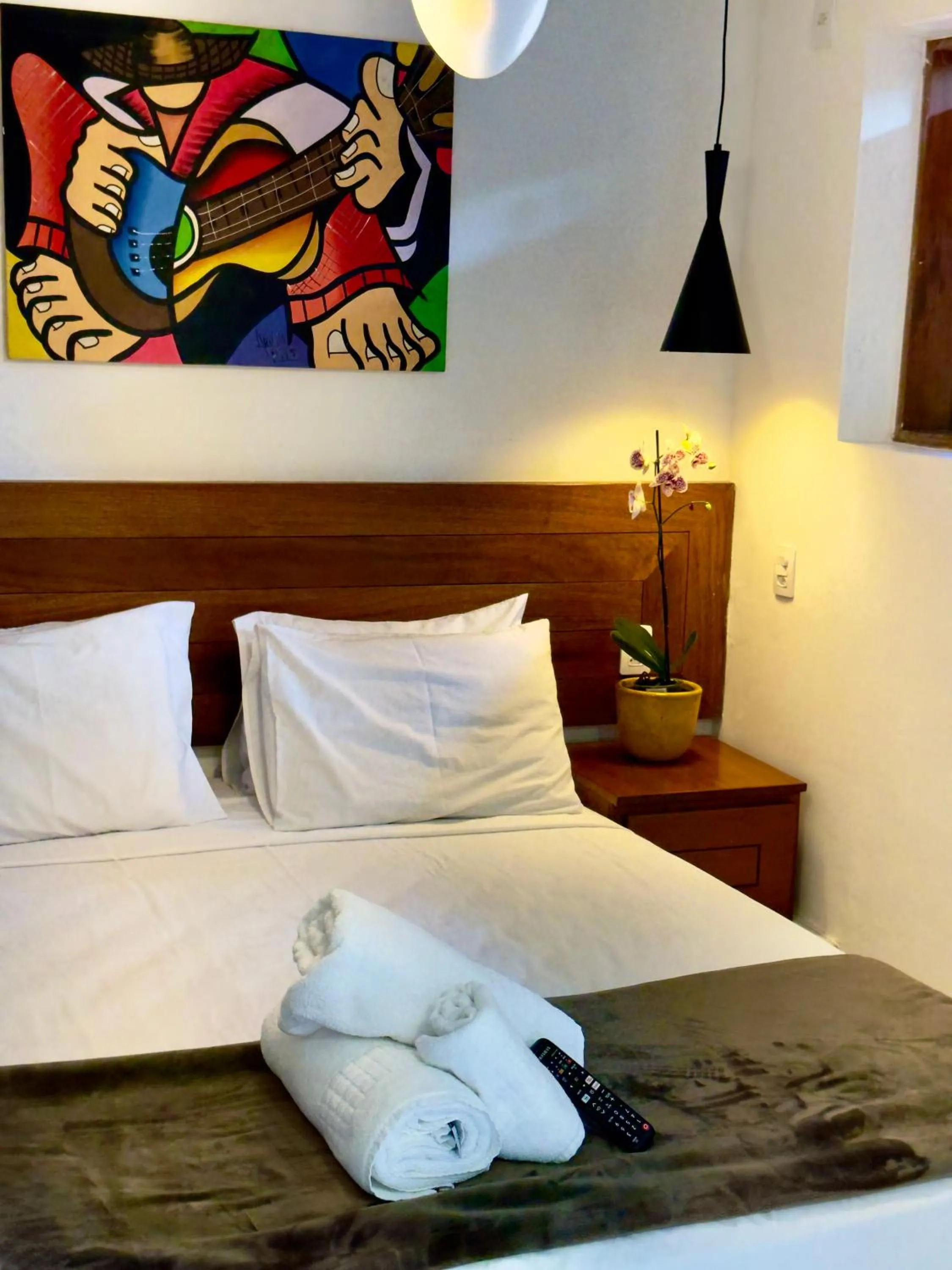 Bed in Pousada Janellas do Mar