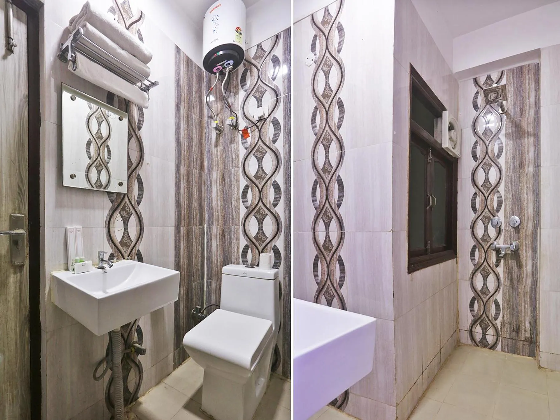 Bathroom in Hotel Lookout Stay Delhi IGI Airport