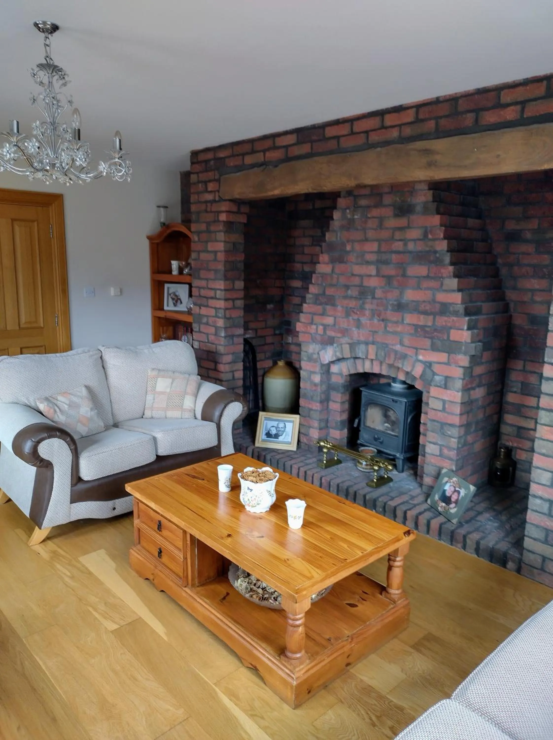 Communal lounge/ TV room in Glenn Eireann House