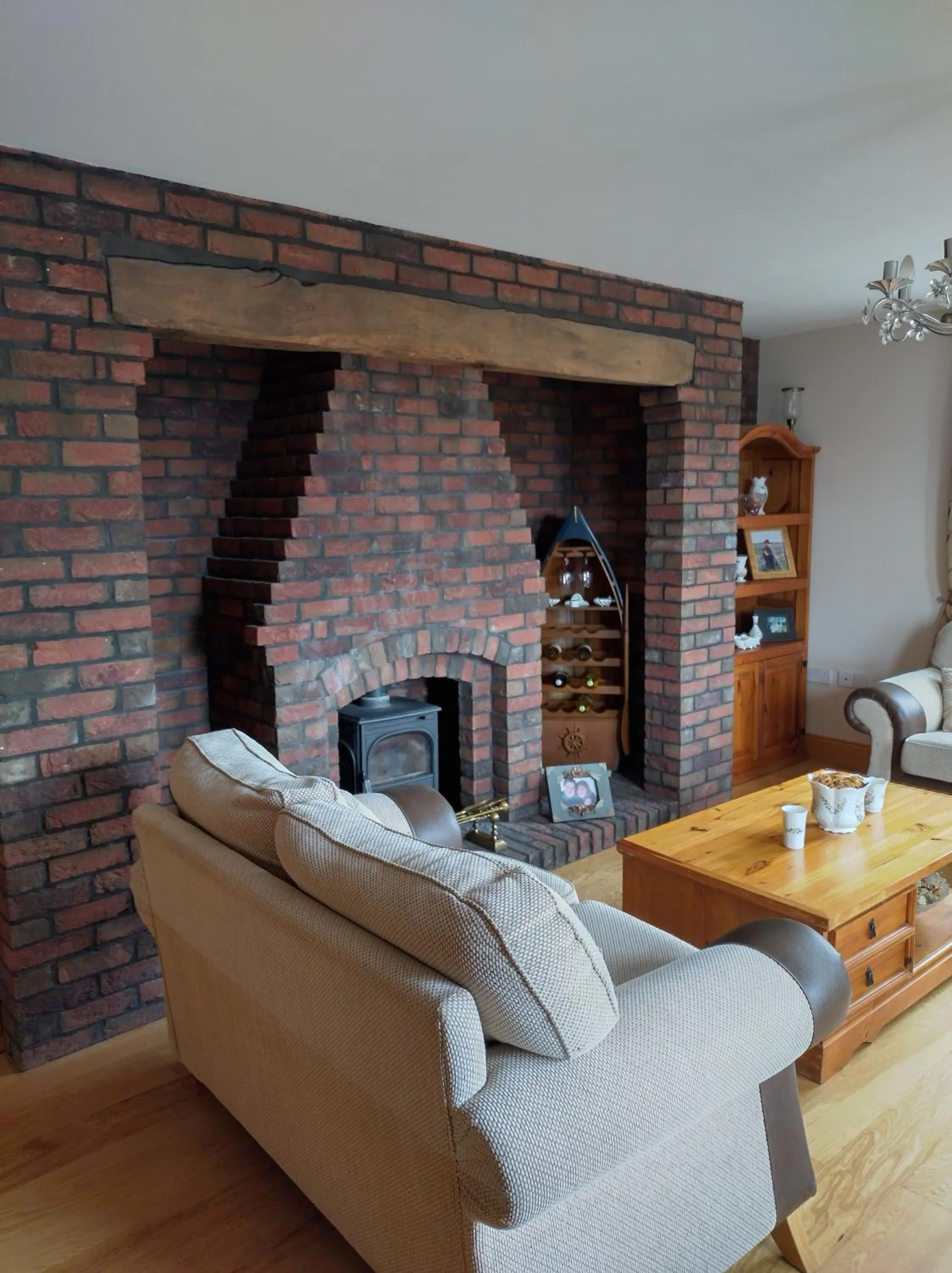 Communal lounge/ TV room in Glenn Eireann House