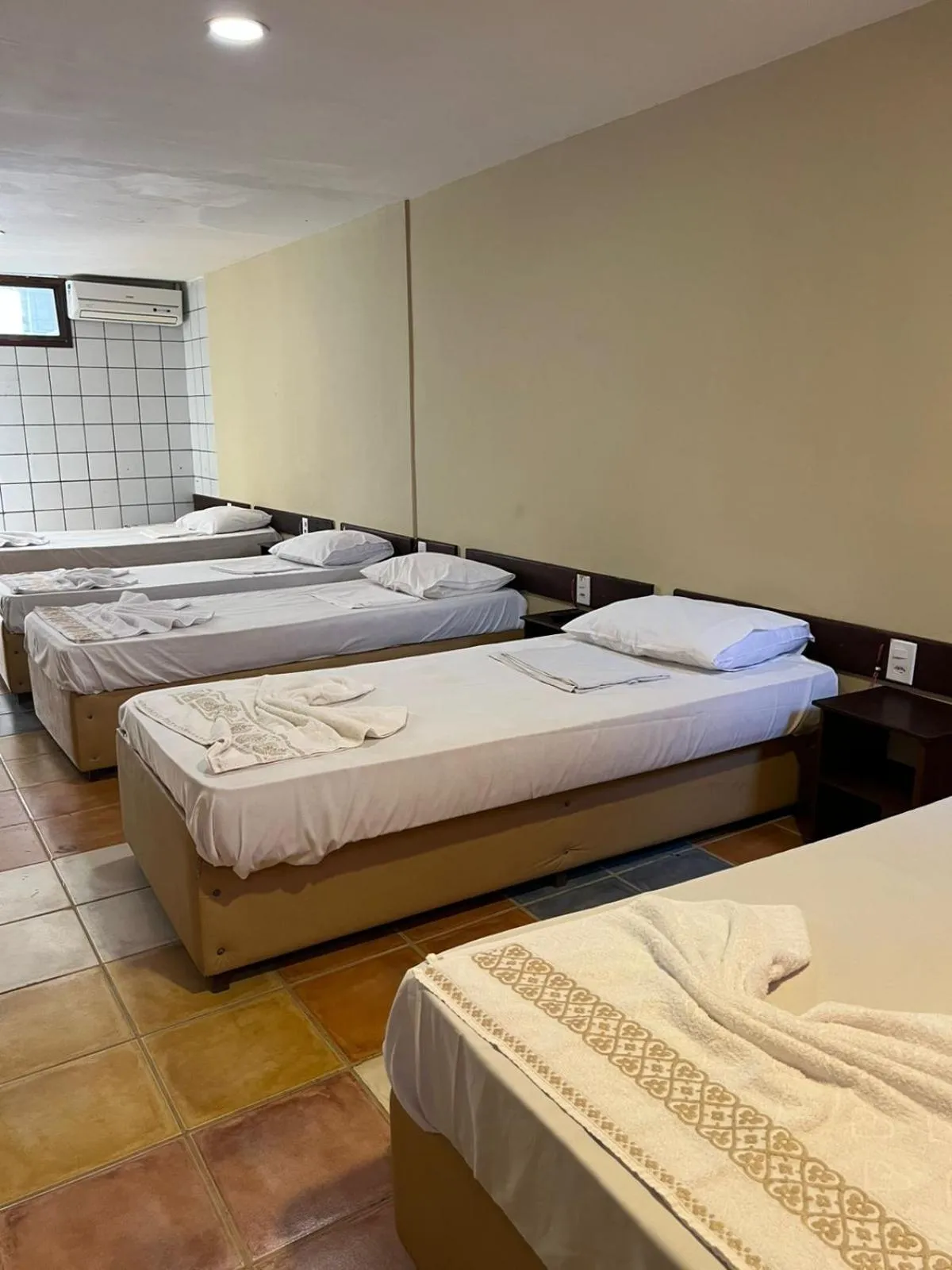 Bed in Porto Futuro Hotel