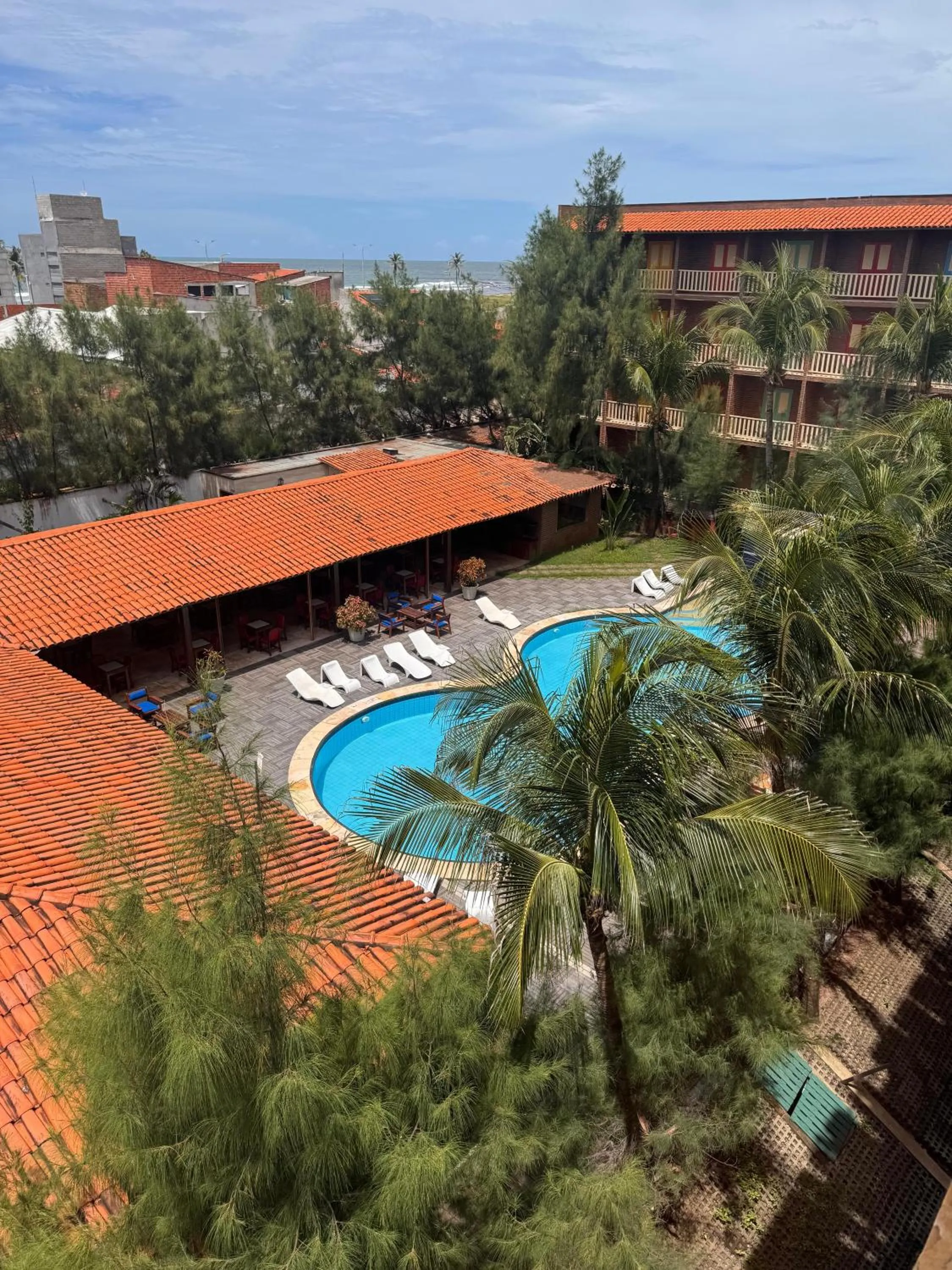 Pool view in Porto Futuro Hotel