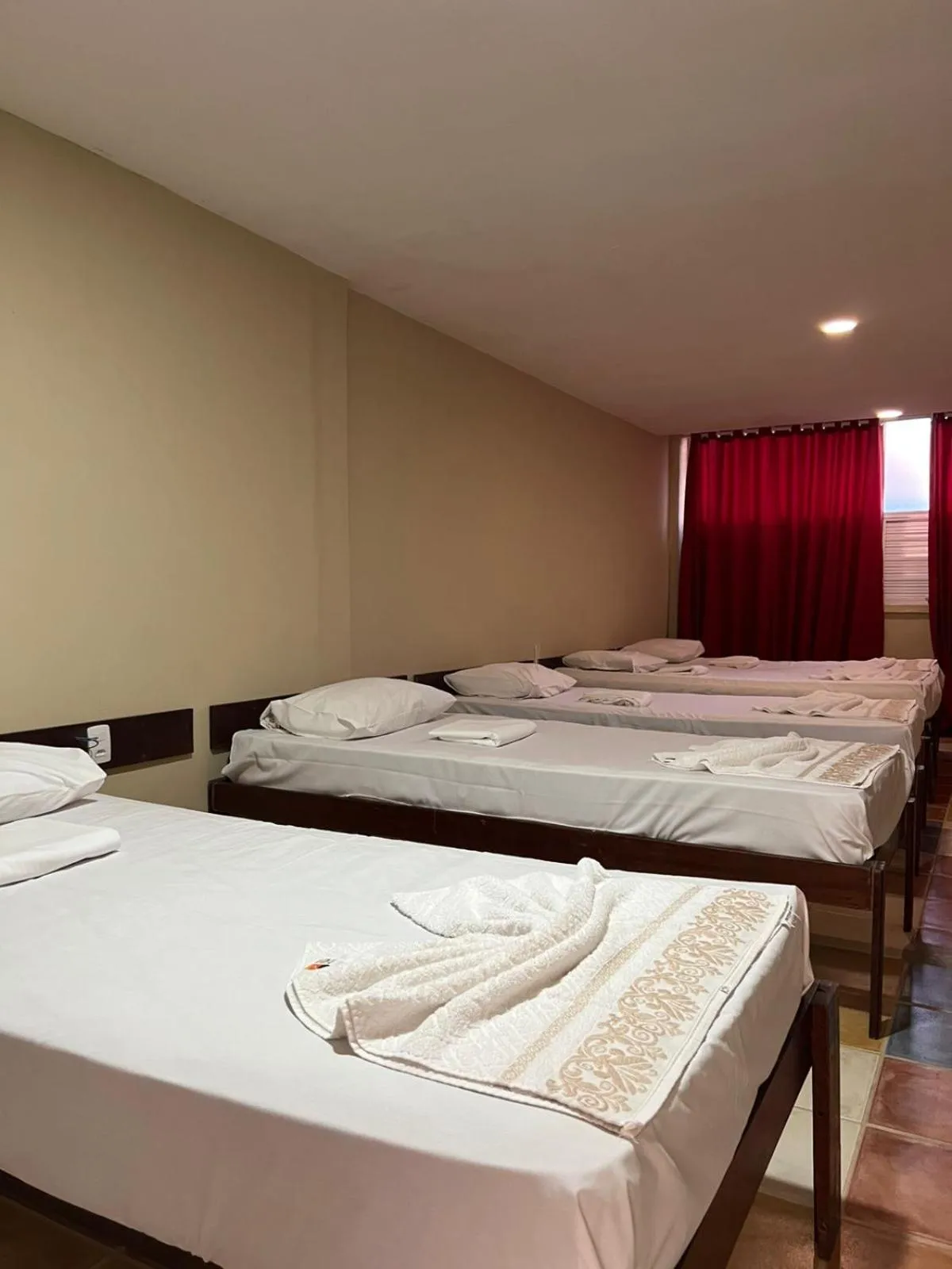 Bed in Porto Futuro Hotel