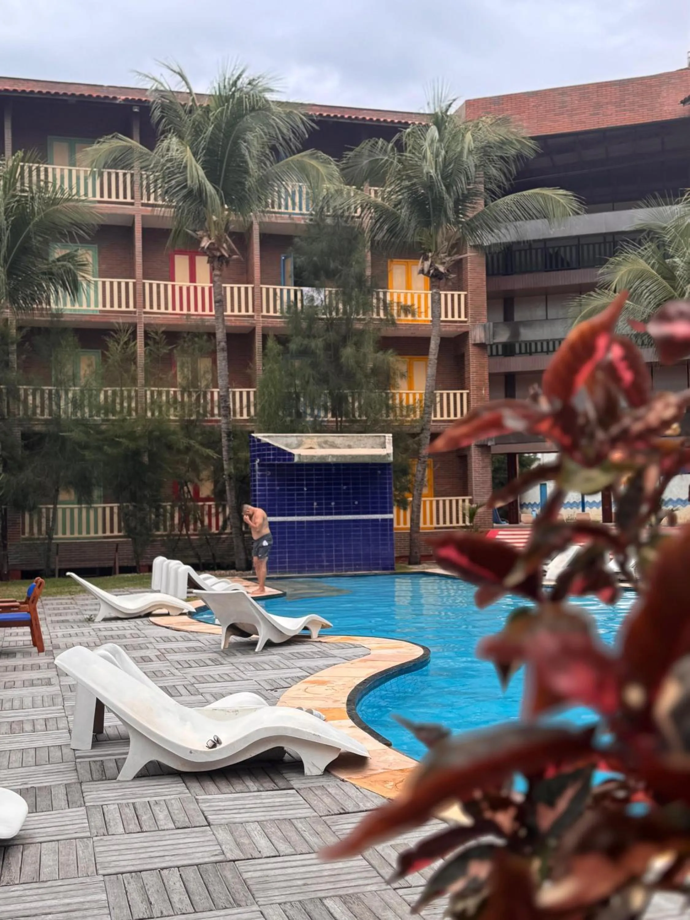 Pool view in Porto Futuro Hotel