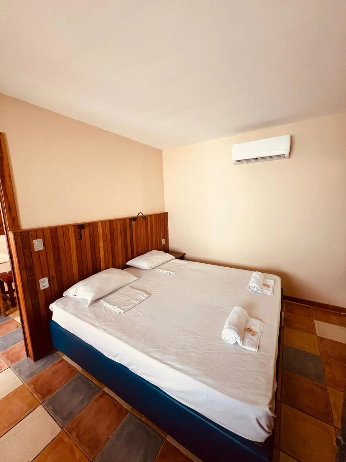 Bed in Porto Futuro Hotel