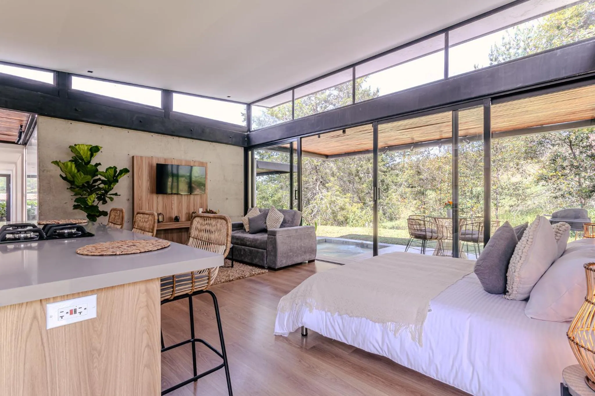 Living room, Bed in Soy Local Reserva Sajonia