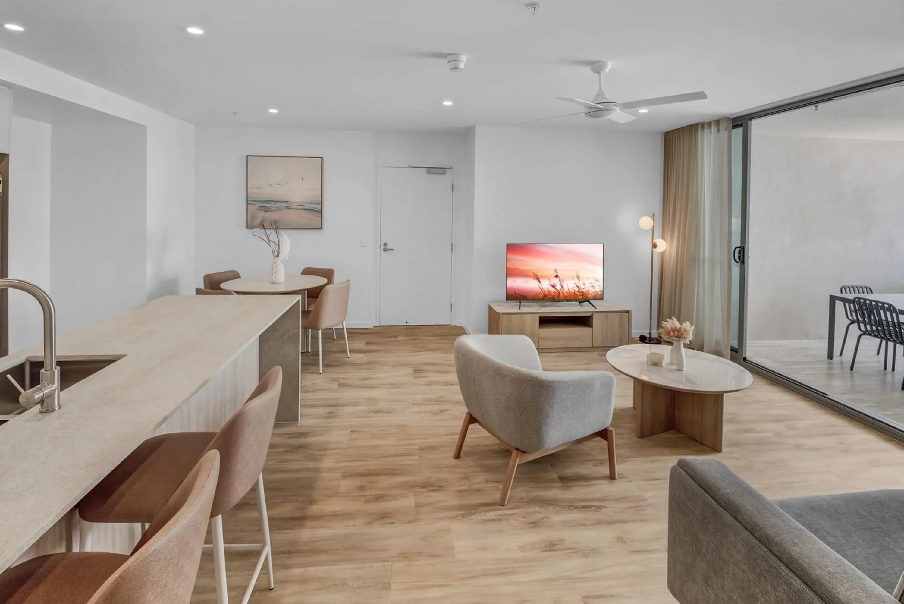 Living room in Lowanna Beach Resort Kawana