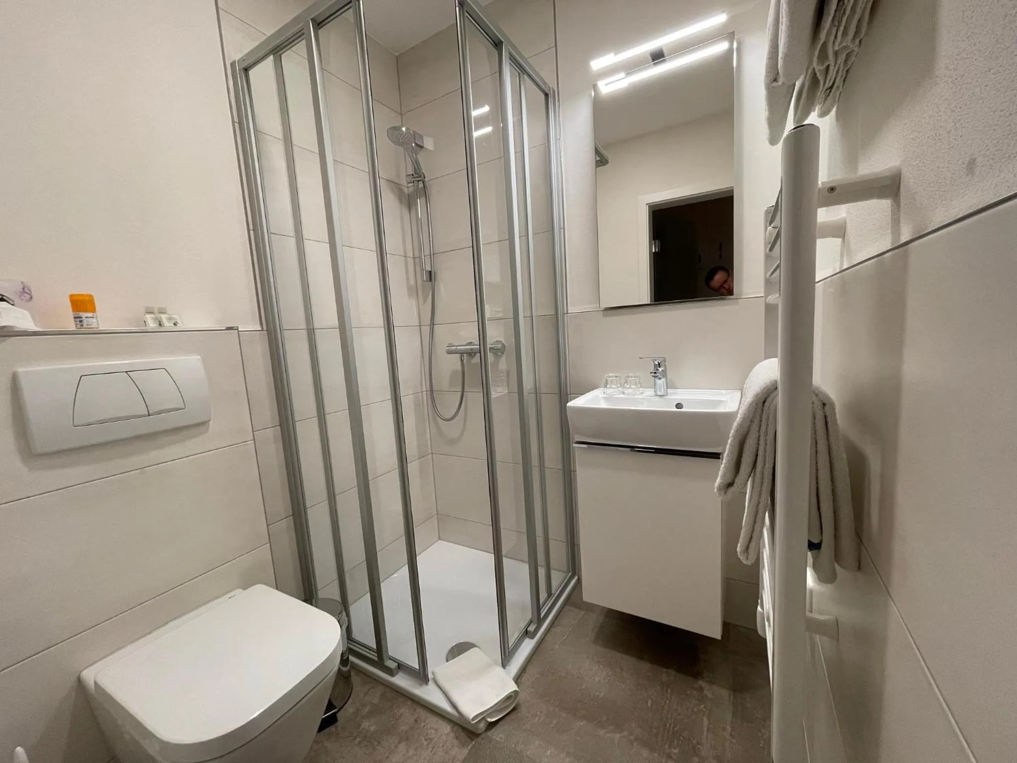 Bathroom in Gasthaus Pension Geimer