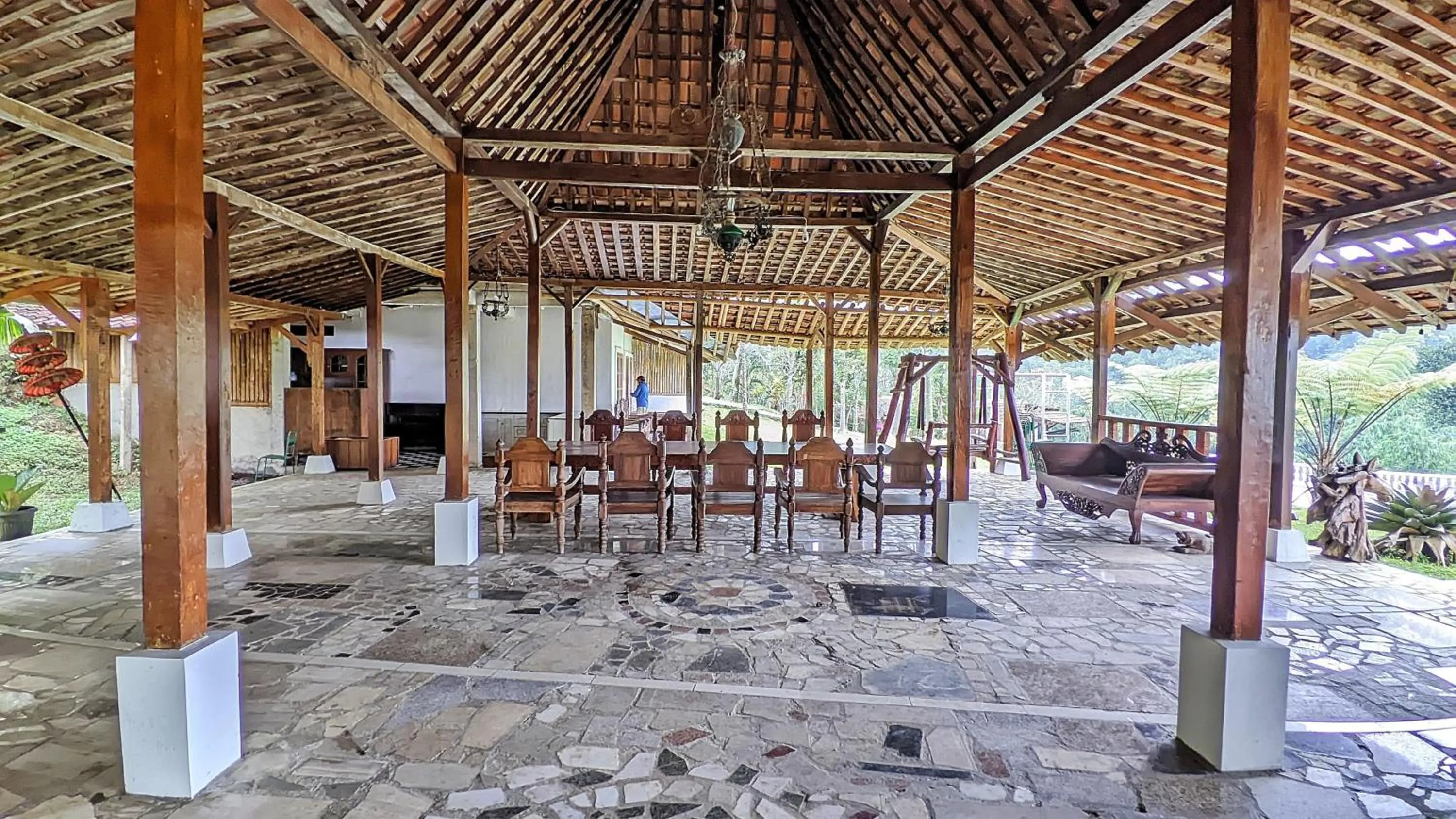 Living room in Omah Trasan Pangrango