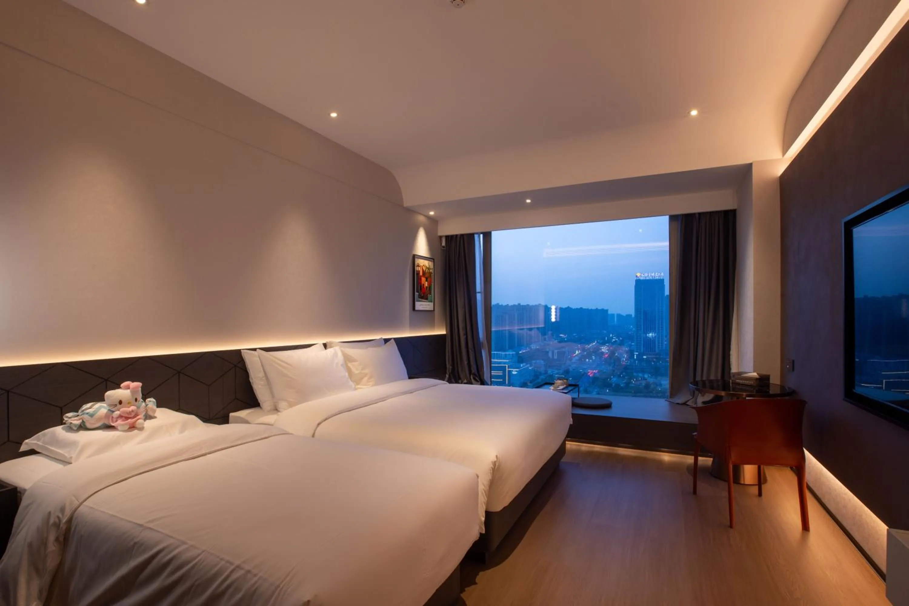 Bed in Maison New Century Hotel Cixi Hangzhou Bay