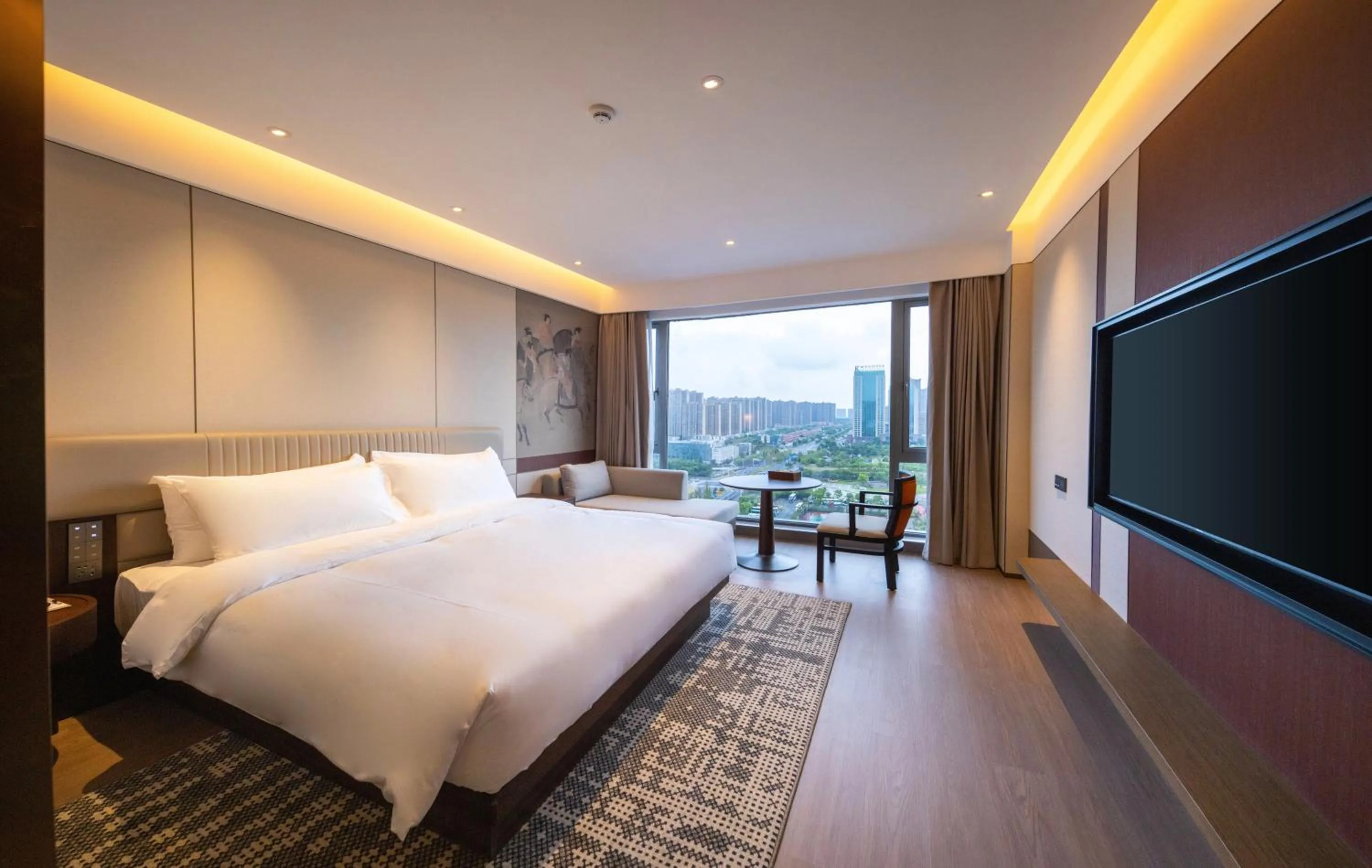 Bed in Maison New Century Hotel Cixi Hangzhou Bay