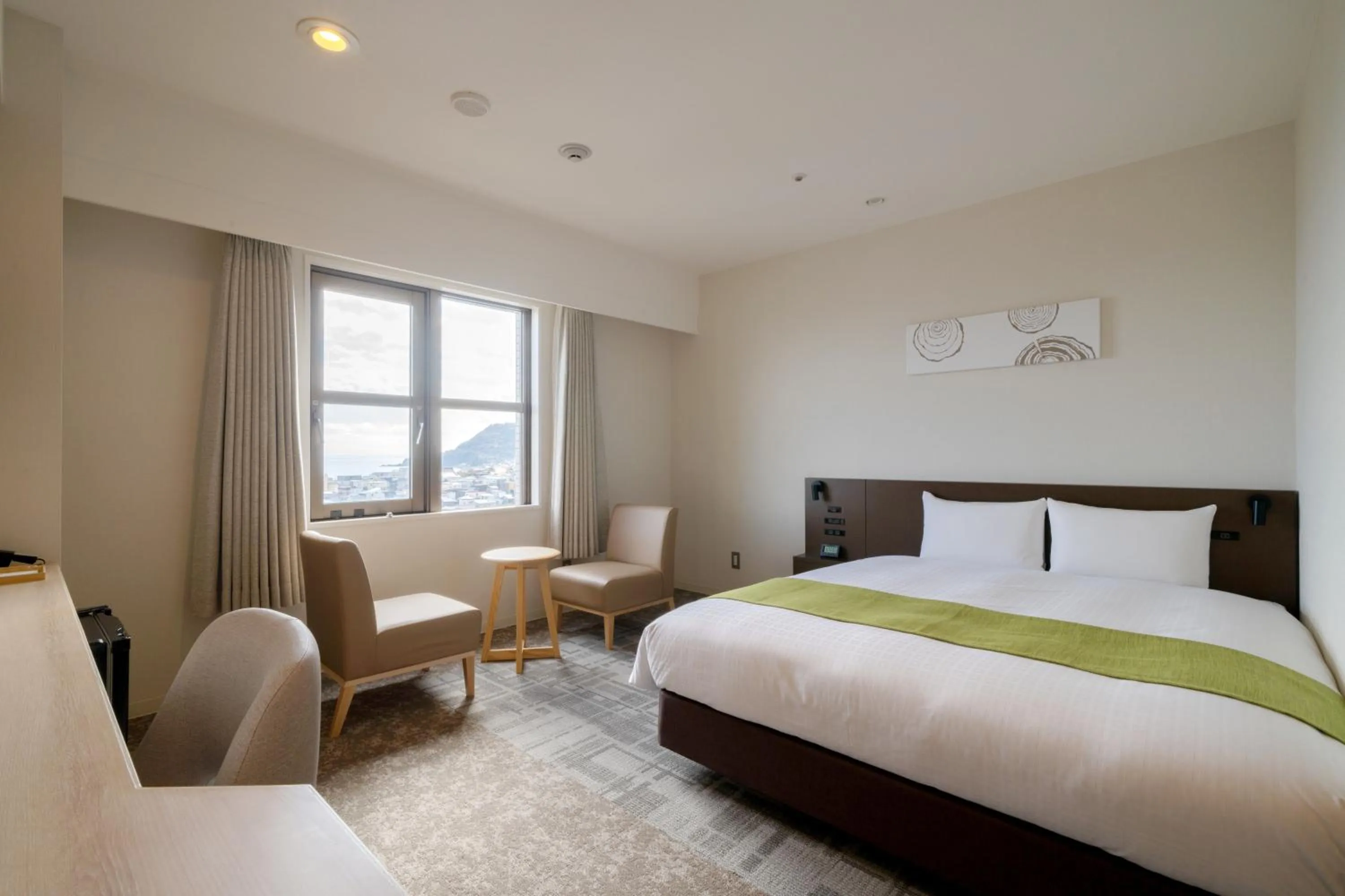 Bed in Hotel Enoe Hakodate