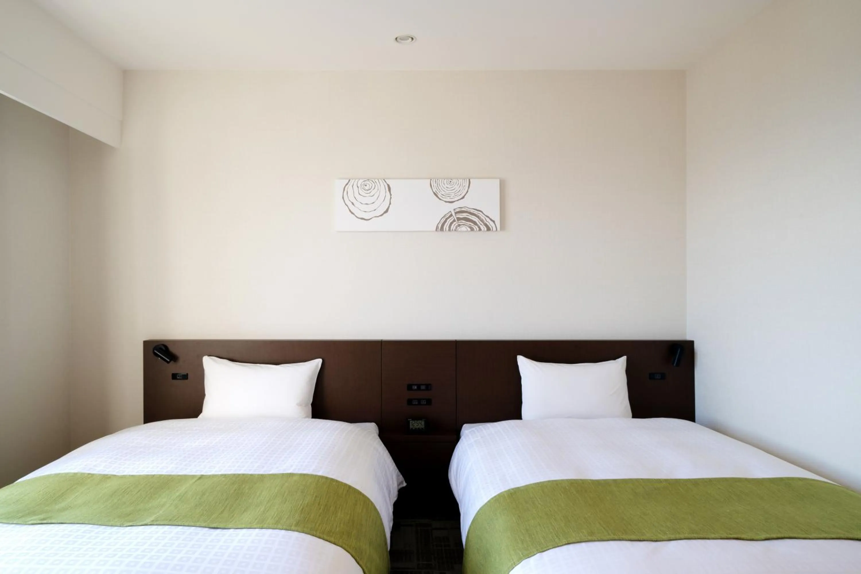 Bed in Hotel Enoe Hakodate