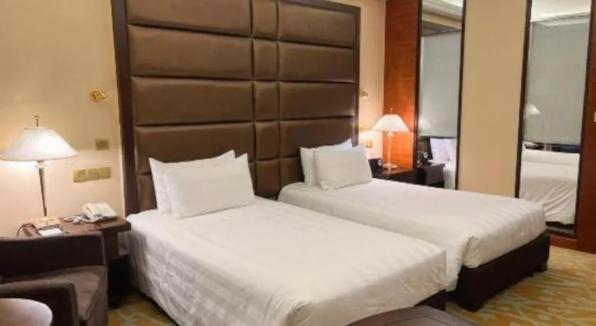 Bed in Sichuan Jinjiang Hotel