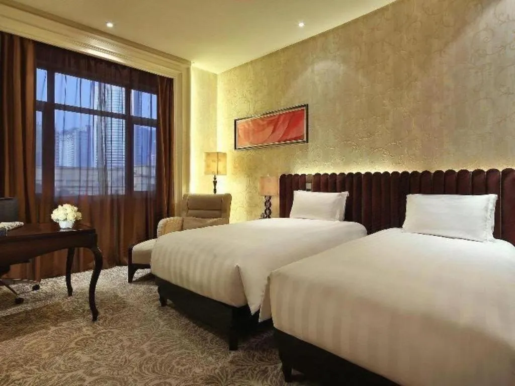 Bed in Sichuan Jinjiang Hotel