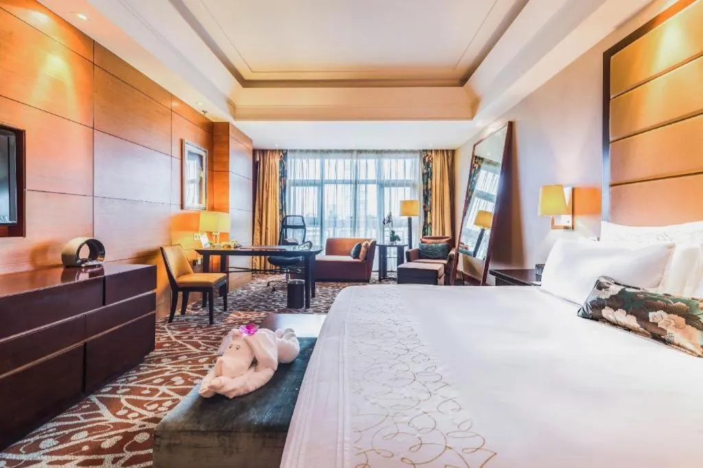 Bed in Sichuan Jinjiang Hotel