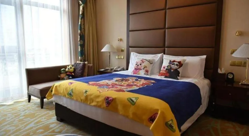 Bed in Sichuan Jinjiang Hotel