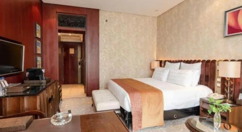 Bed in Sichuan Jinjiang Hotel