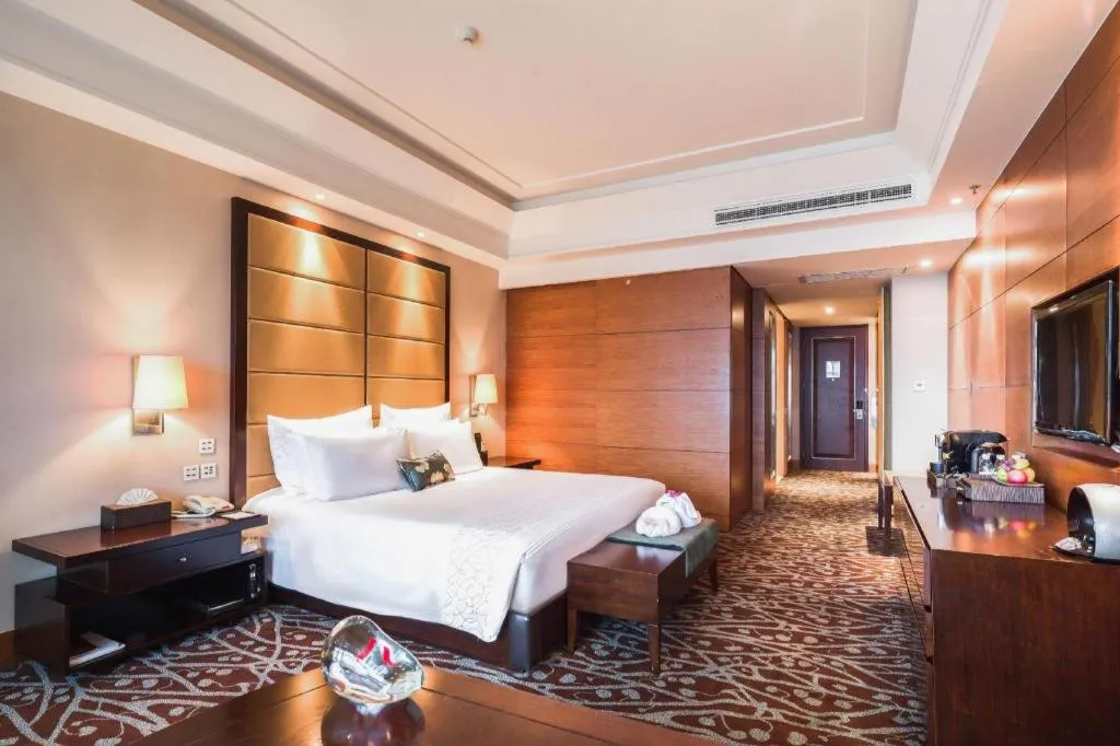 Bed in Sichuan Jinjiang Hotel