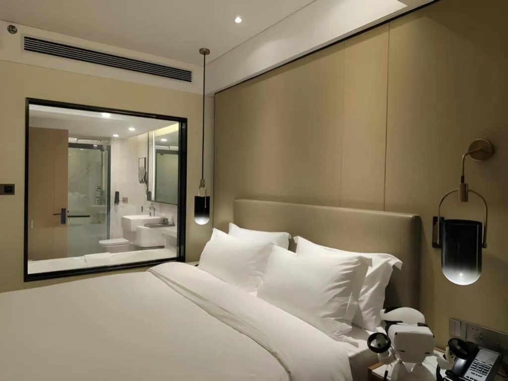 Bed in Shenzhen Hongfeng Hotel (Luohu Branch)
