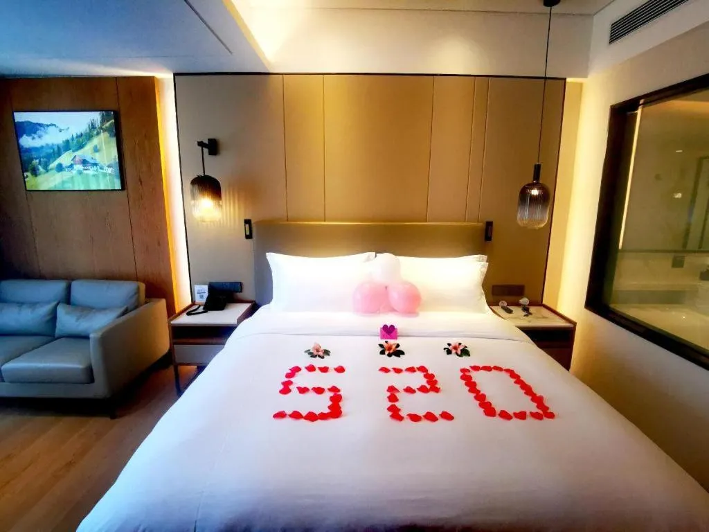 Bed in Shenzhen Hongfeng Hotel (Luohu Branch)
