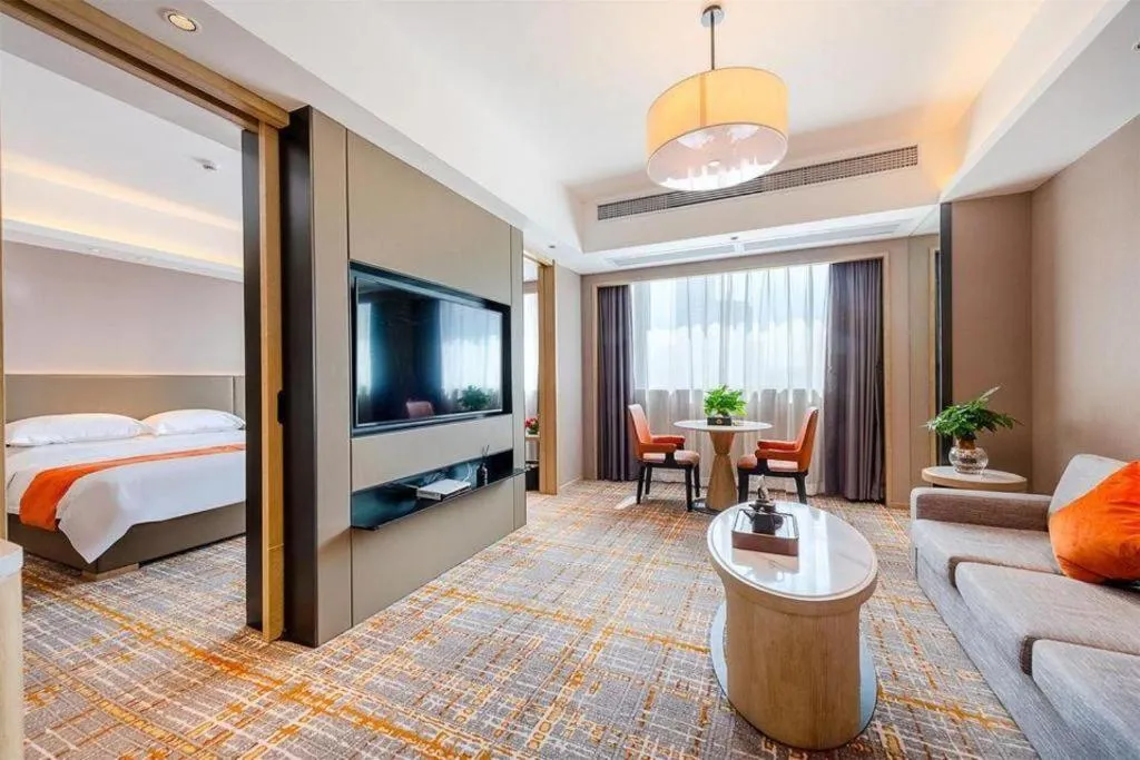 Bed in Overseas Chinese Hotel