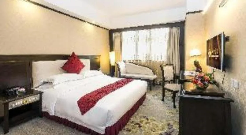 Bed in Overseas Chinese Hotel