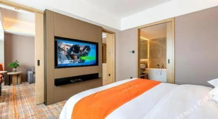 Bed in Overseas Chinese Hotel