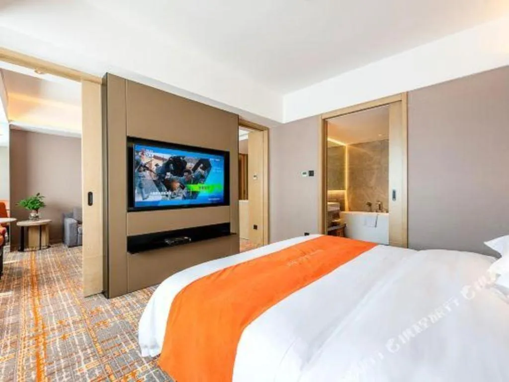 Bed in Overseas Chinese Hotel