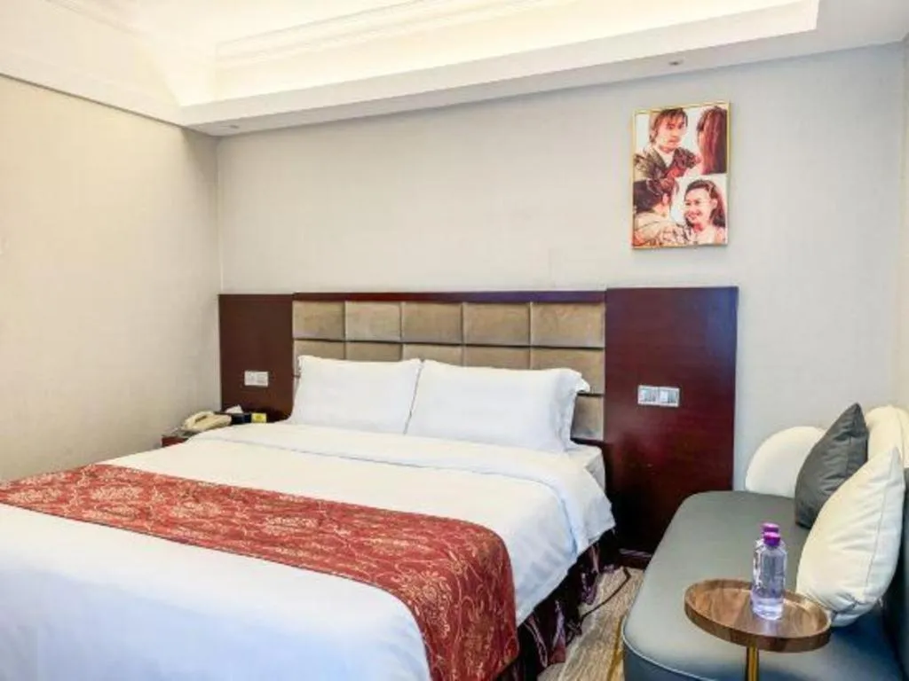 Bed in Overseas Chinese Hotel