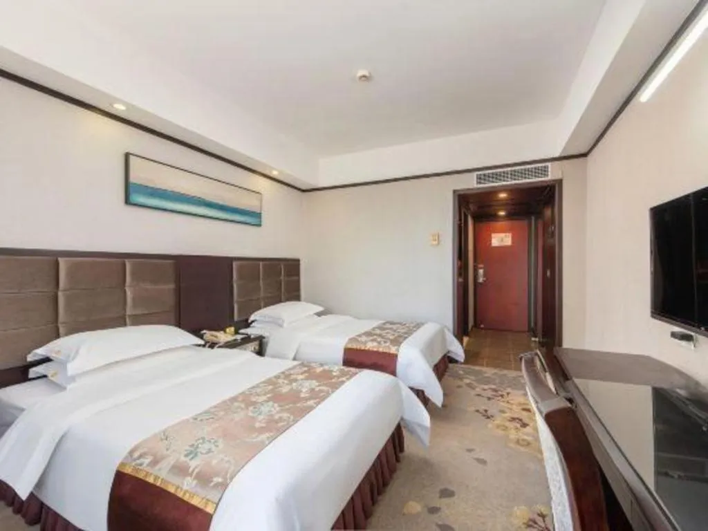 Bed in Overseas Chinese Hotel