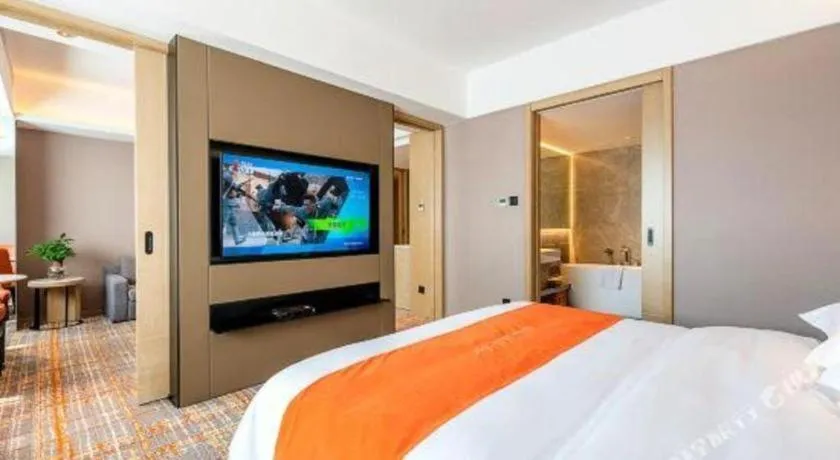 Bed in Overseas Chinese Hotel