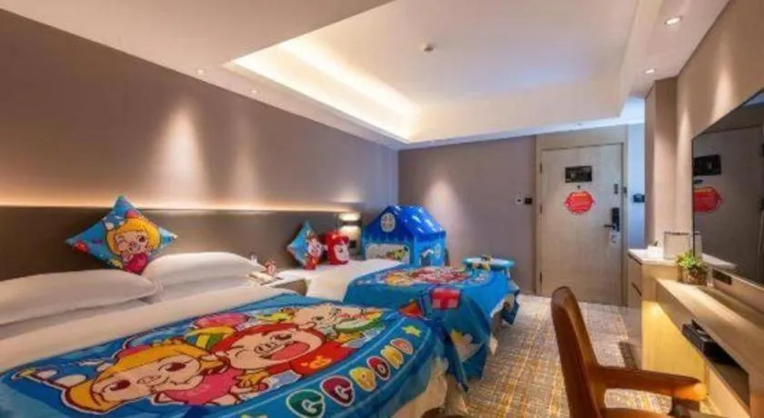 Bed in Overseas Chinese Hotel