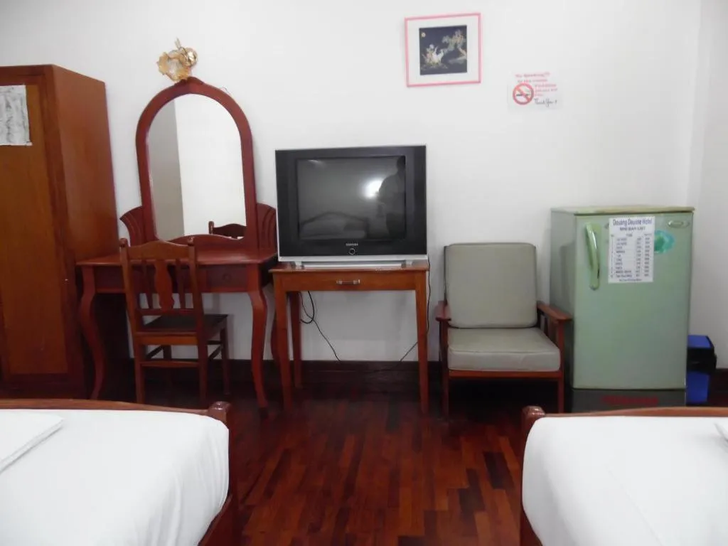 Bed in Douang Deuane hotel