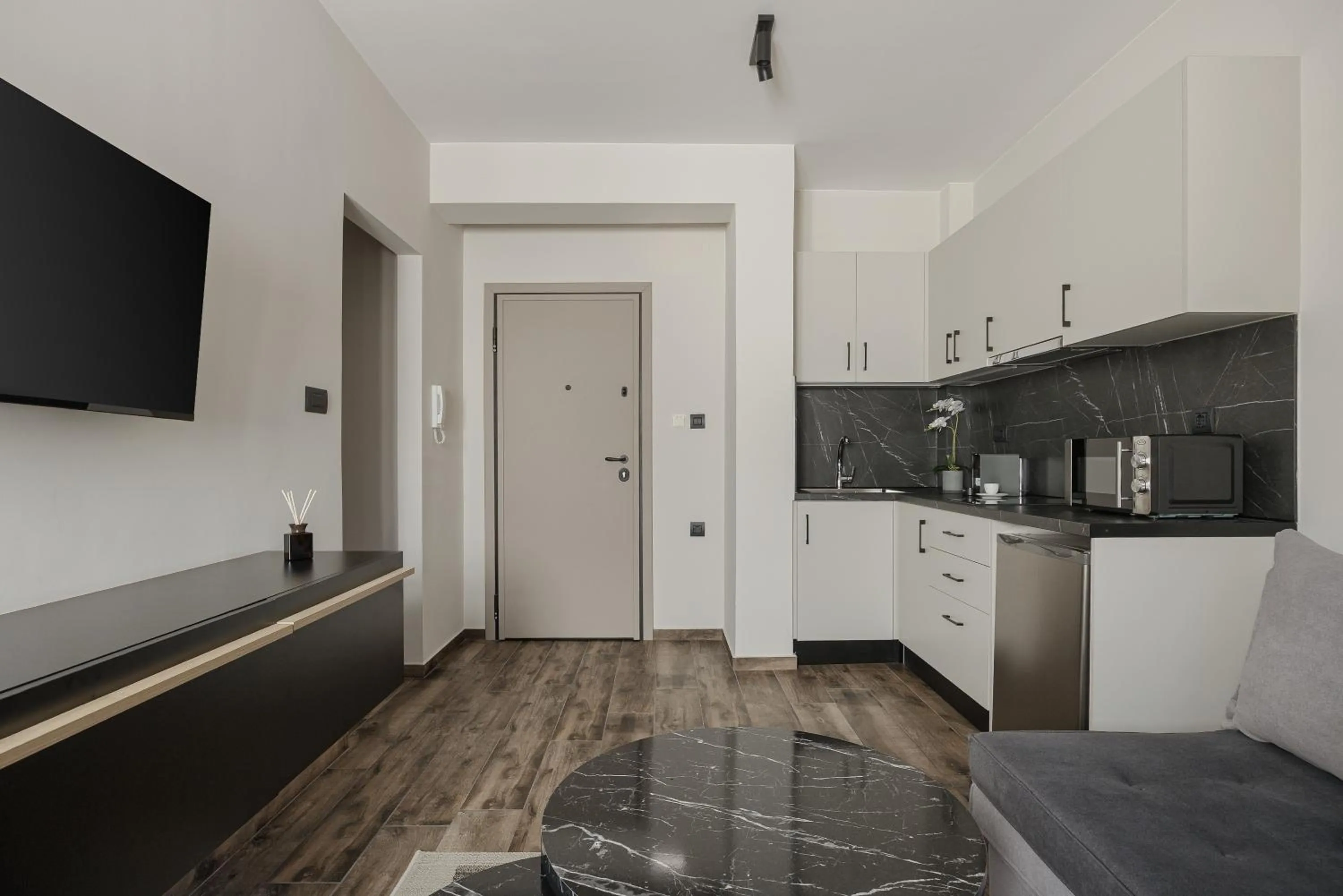 Kitchen or kitchenette in Castle View Ioannina