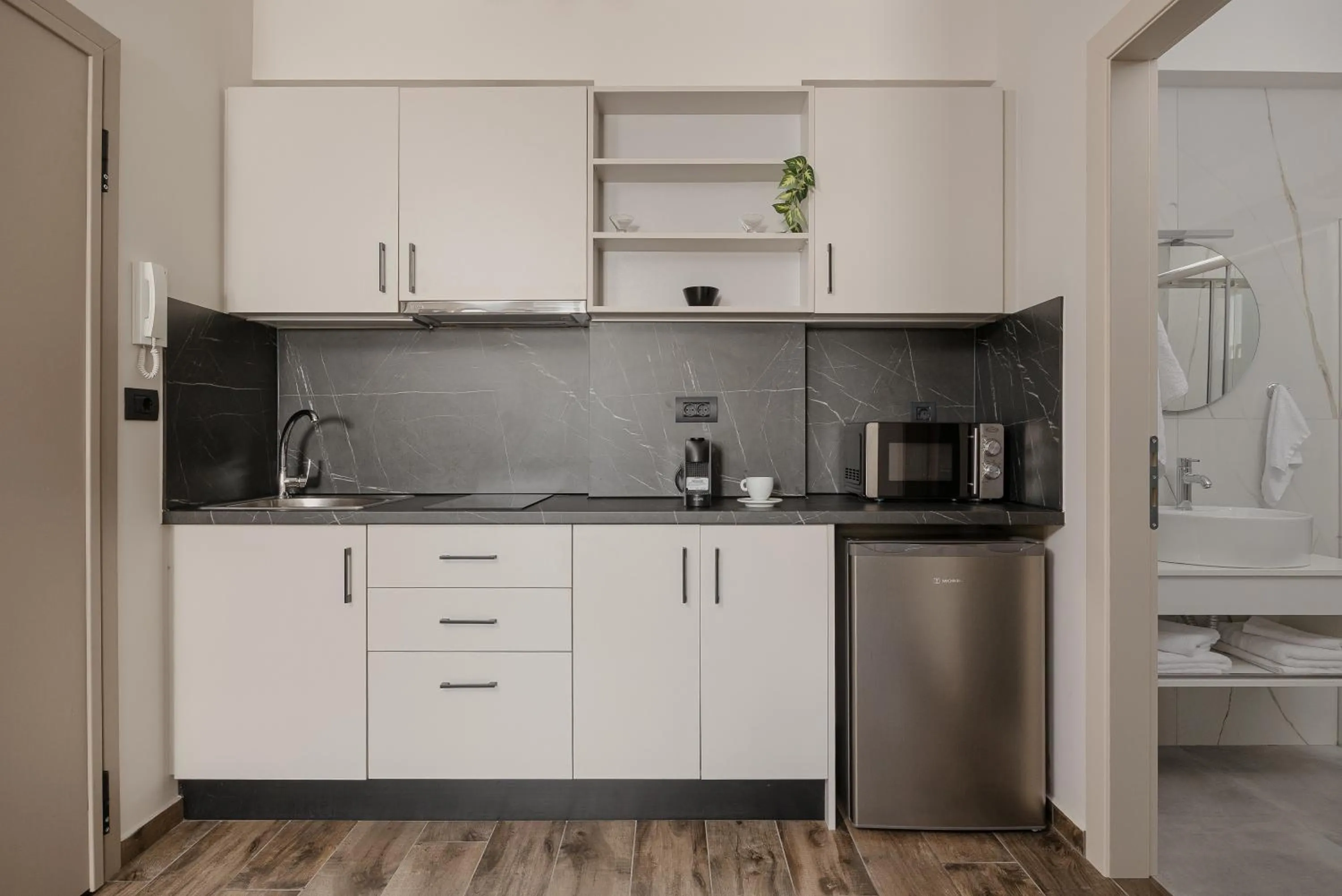 Kitchen or kitchenette in Castle View Ioannina