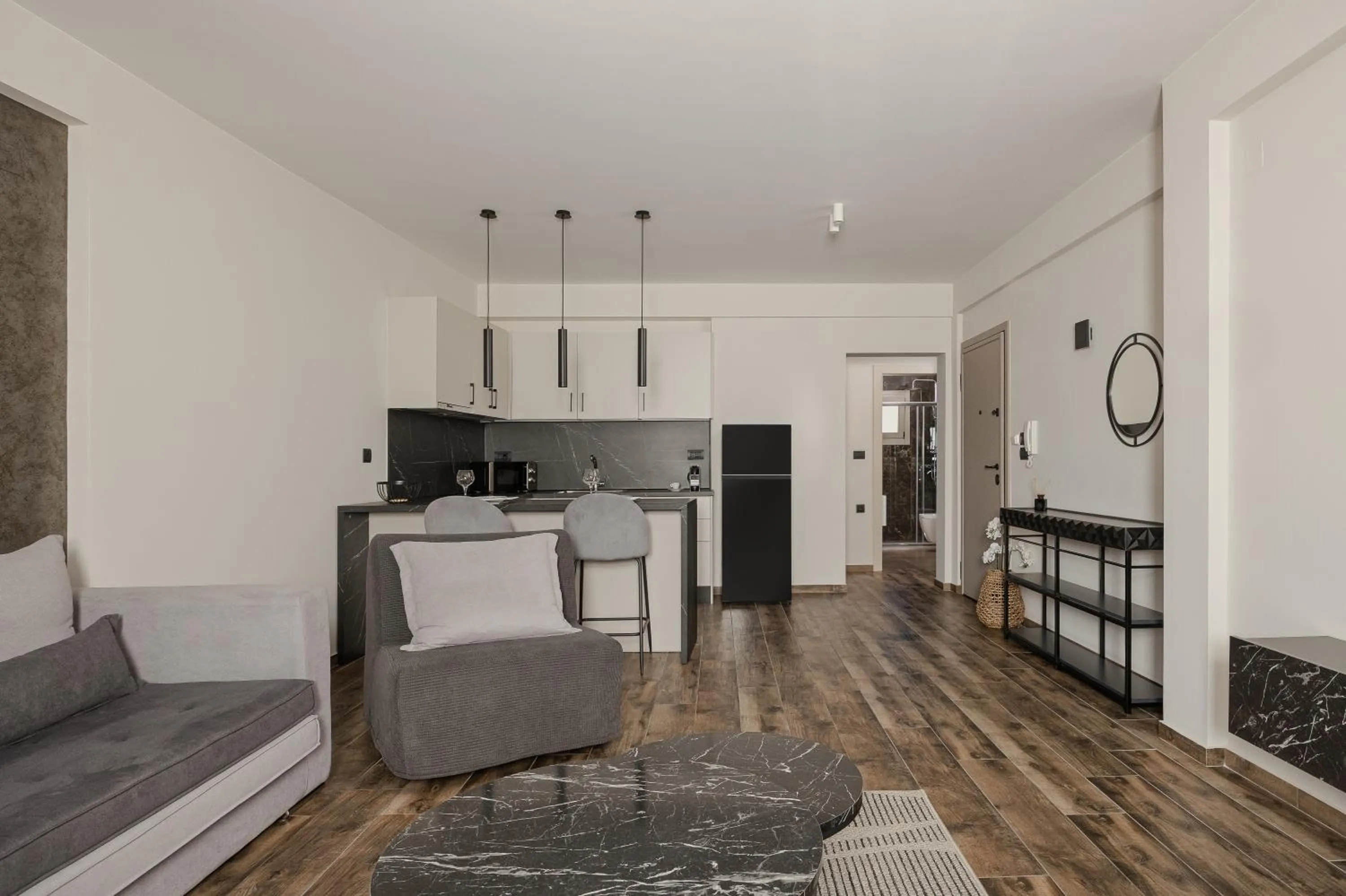 Living room in Castle View Ioannina