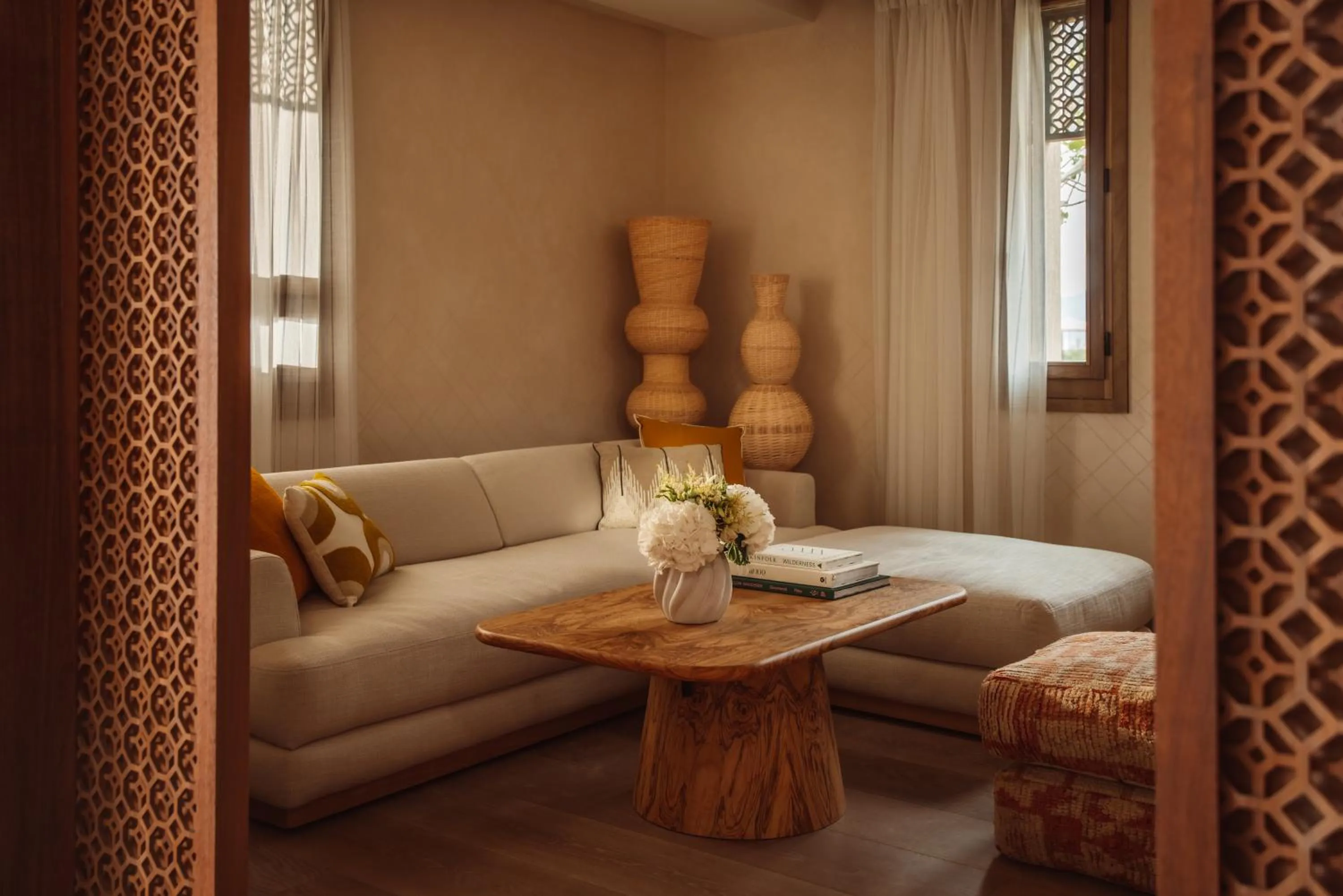 Living room in Royal Mansour Tamuda Bay