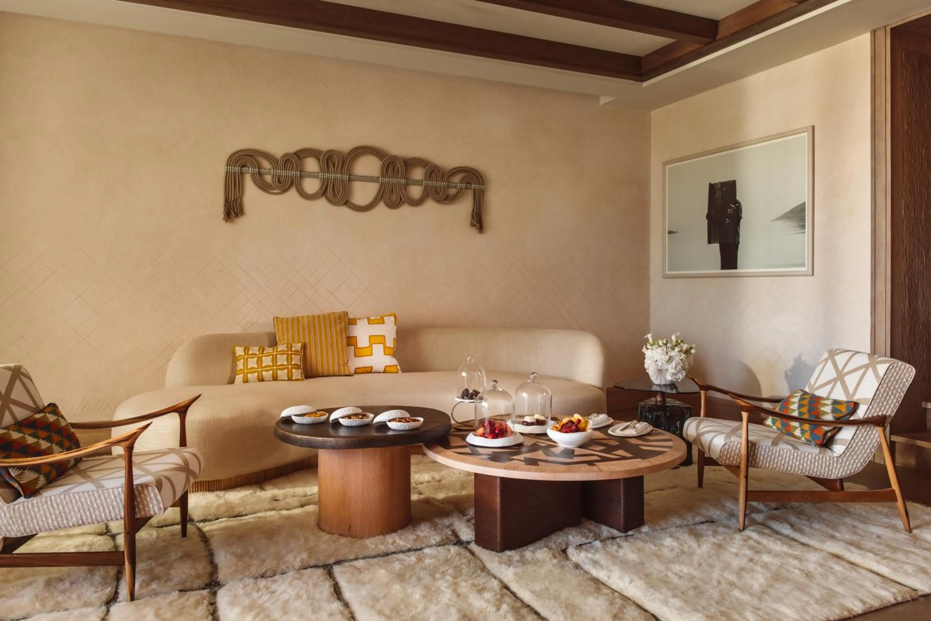 Living room in Royal Mansour Tamuda Bay