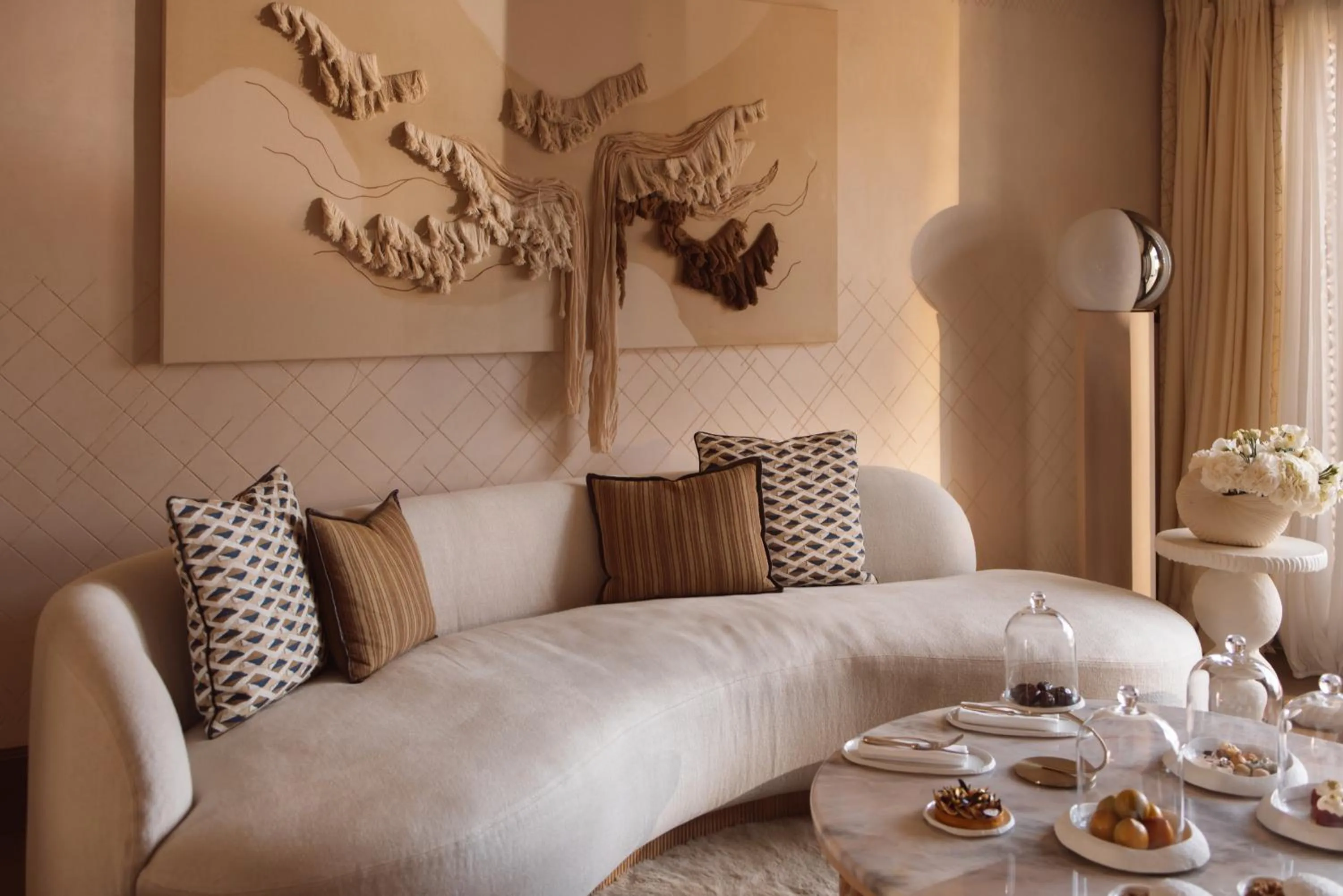 Living room in Royal Mansour Tamuda Bay